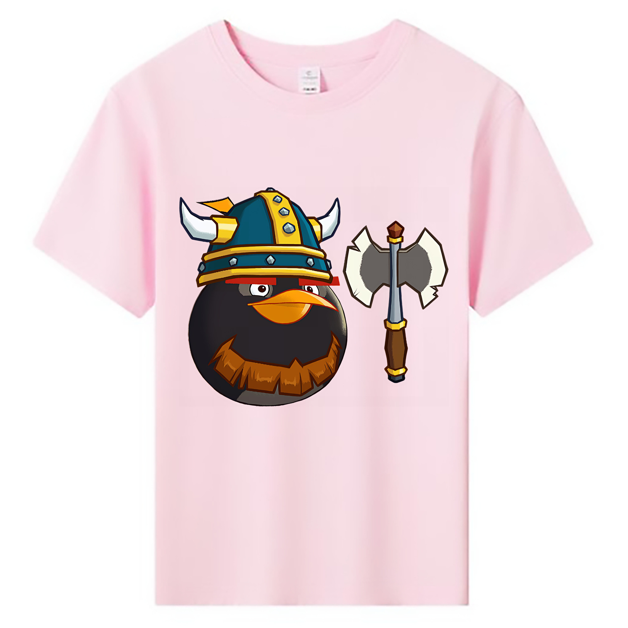 （画像用） Angry Birds アングリーバード 綿100％キッズTシャツ（フロントプリント）