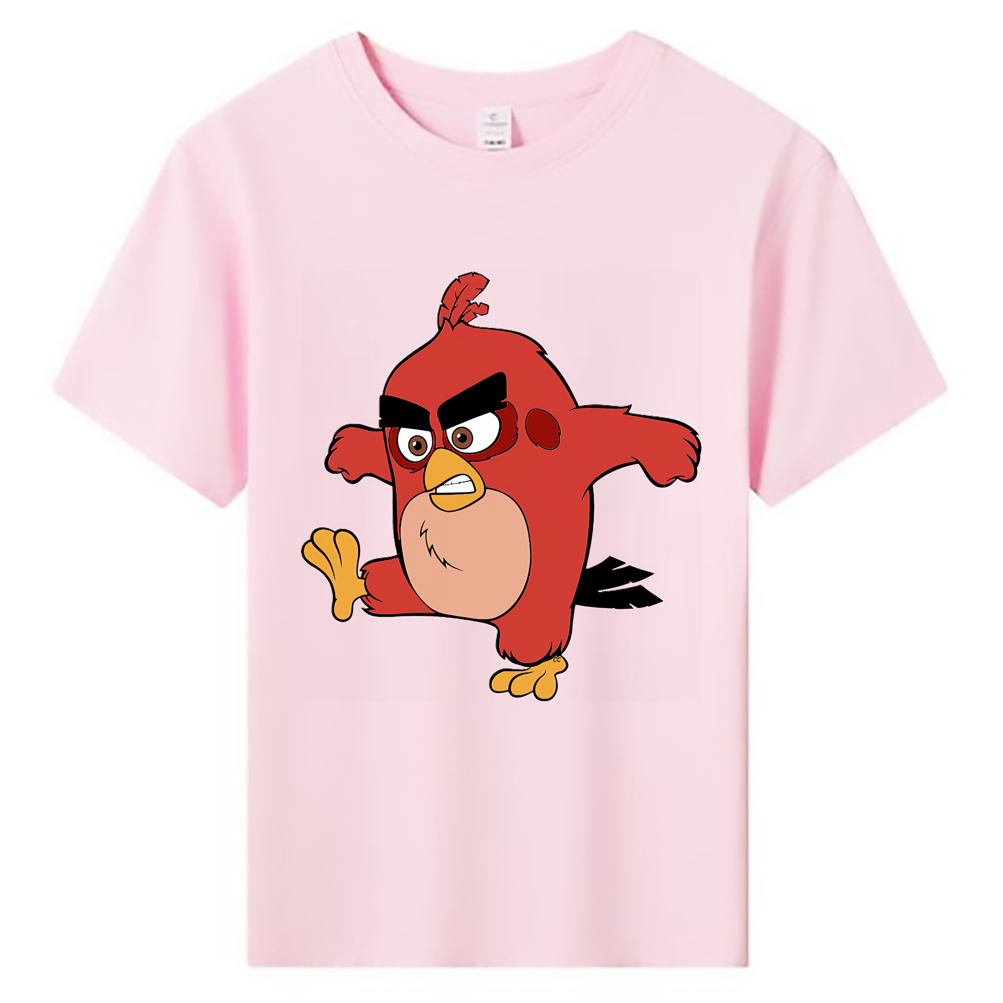 （画像用） Angry Birds アングリーバード 綿100％キッズTシャツ（フロントプリント）