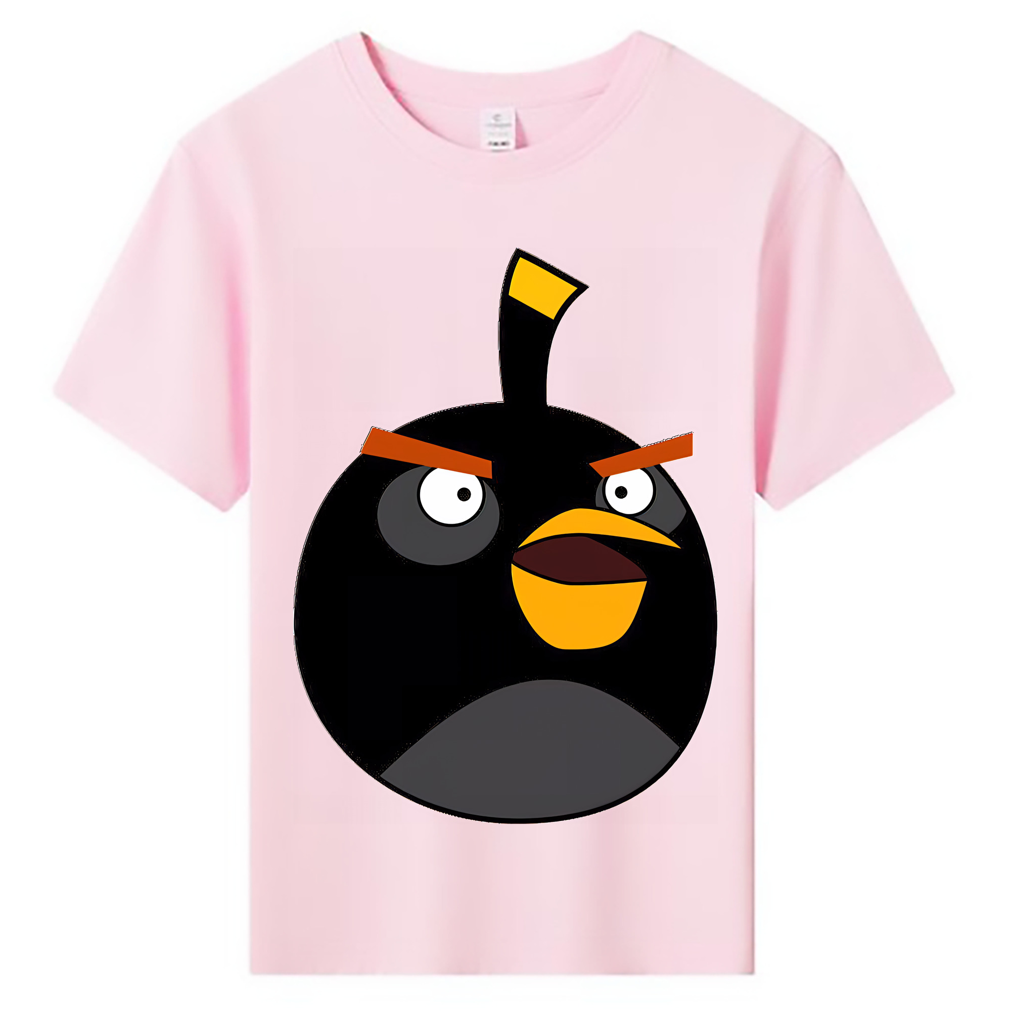 （画像用） Angry Birds アングリーバード 綿100％キッズTシャツ（フロントプリント）