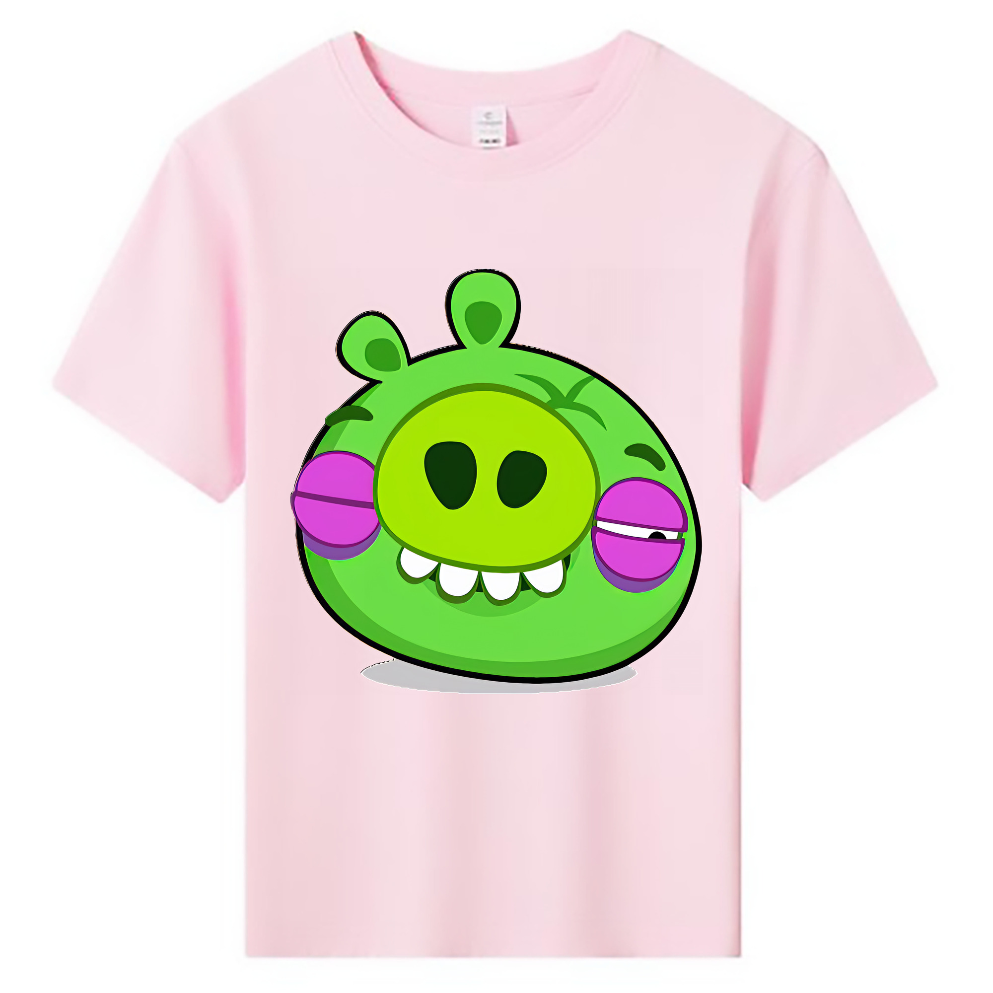 （画像用） Angry Birds アングリーバード 綿100％キッズTシャツ（フロントプリント）