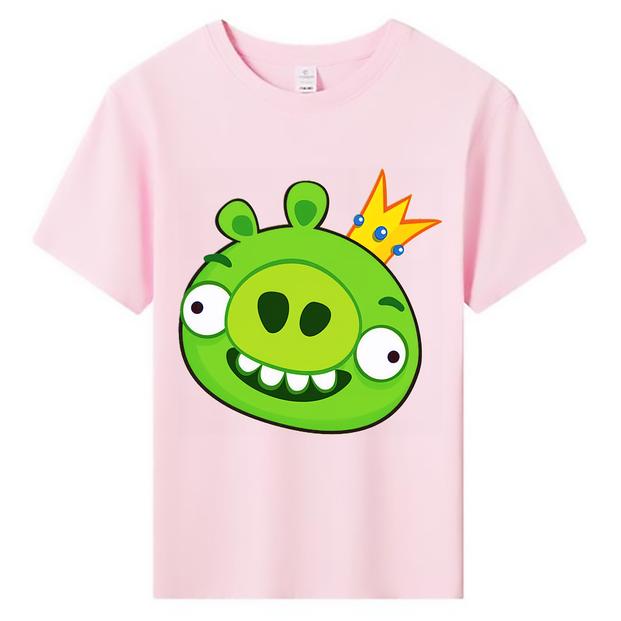 （画像用） Angry Birds アングリーバード 綿100％キッズTシャツ（フロントプリント）