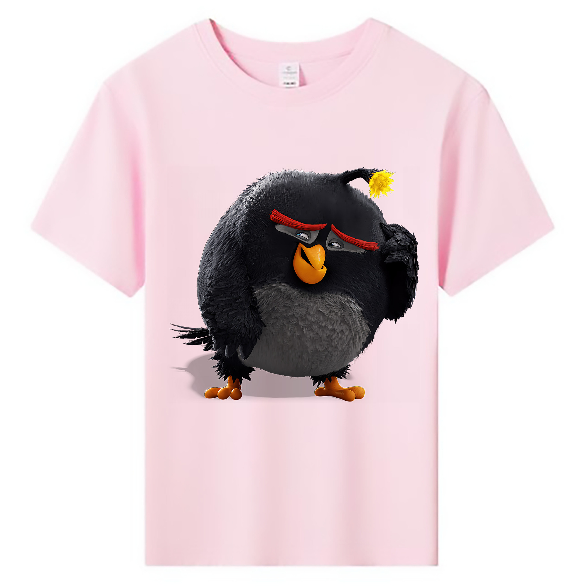 （画像用） Angry Birds アングリーバード 綿100％キッズTシャツ（フロントプリント）
