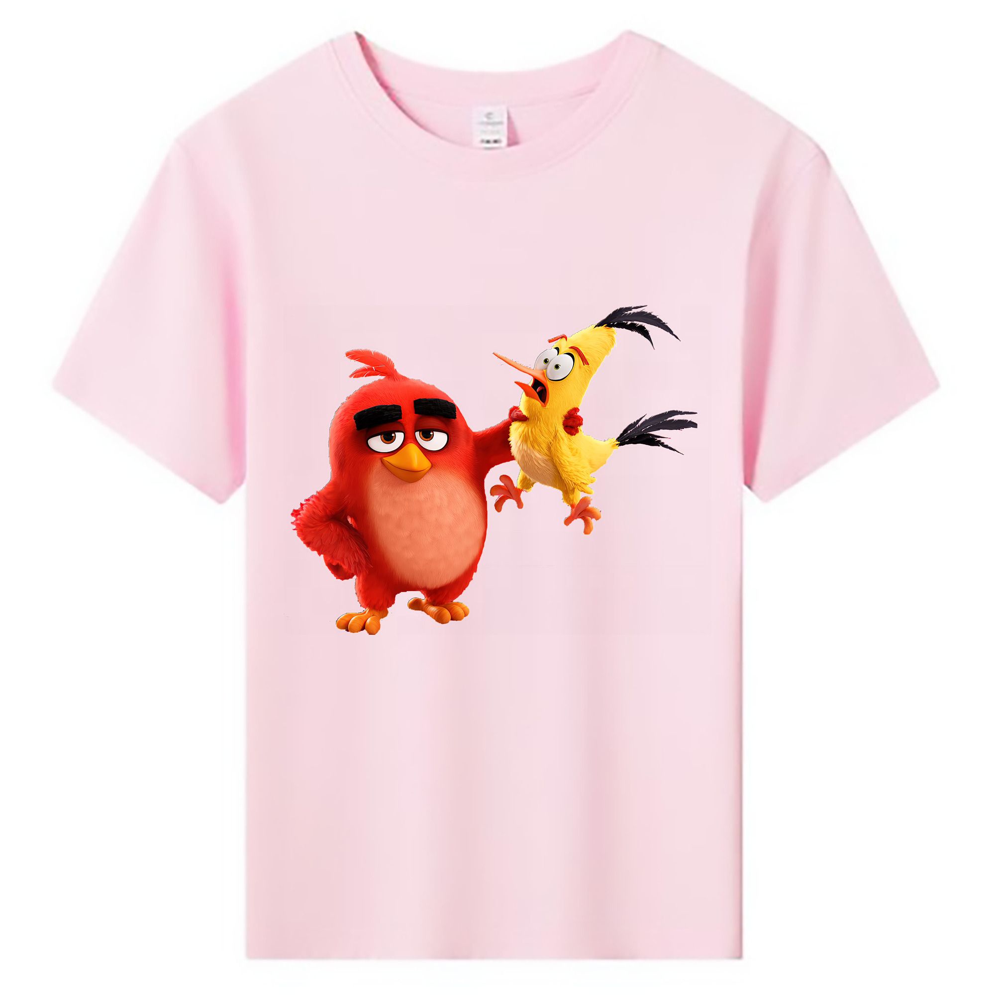 （画像用） Angry Birds アングリーバード 綿100％キッズTシャツ（フロントプリント）
