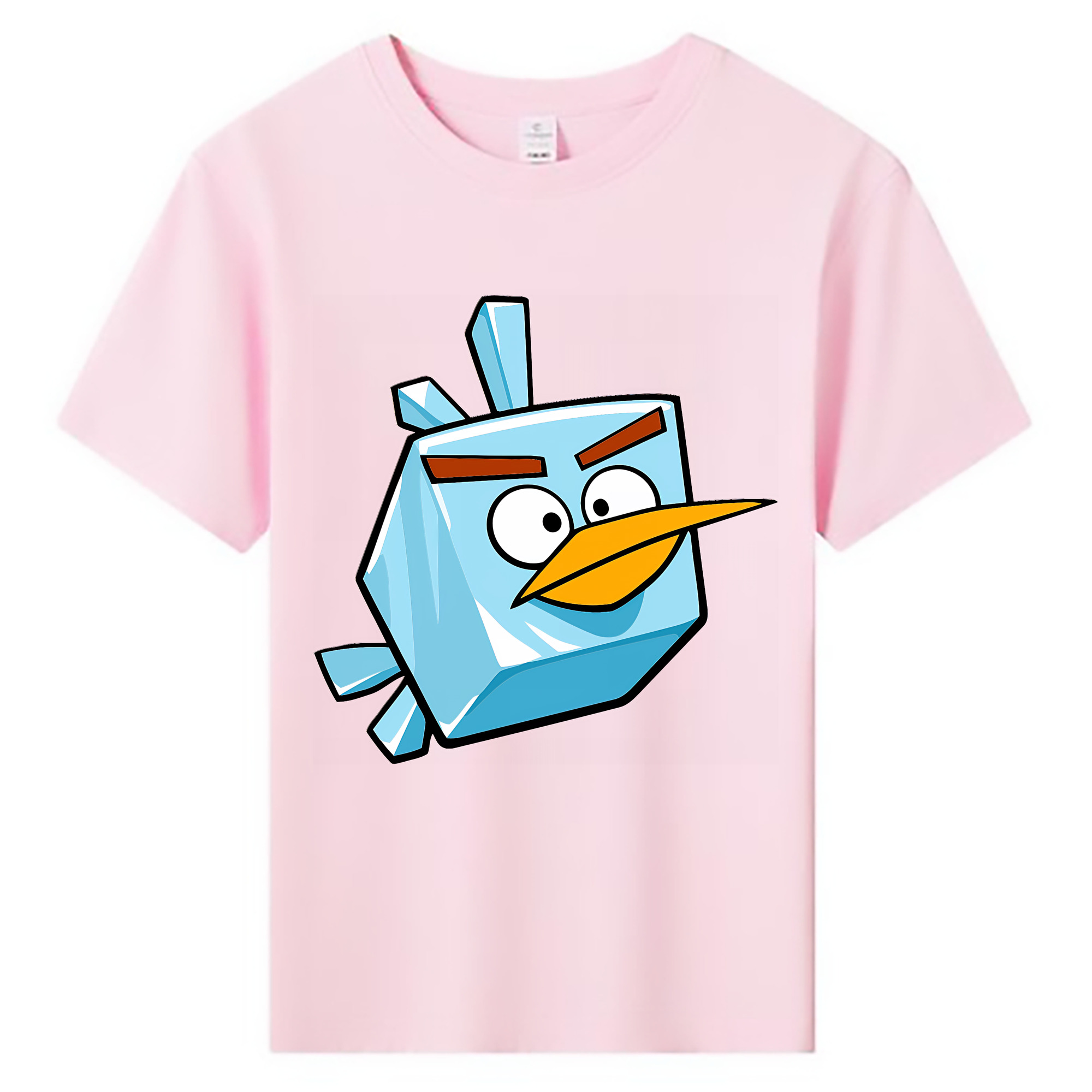 （画像用） Angry Birds アングリーバード 綿100％キッズTシャツ（フロントプリント）