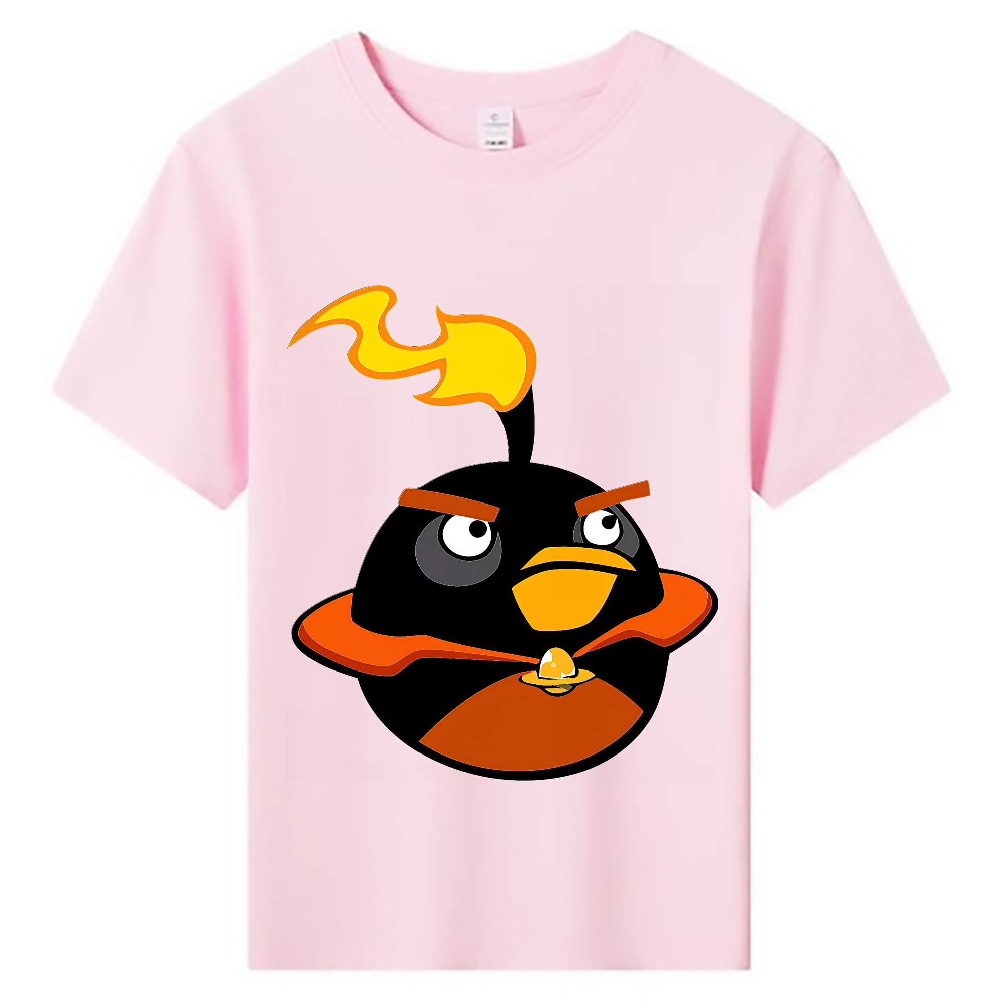（画像用） Angry Birds アングリーバード 綿100％キッズTシャツ（フロントプリント）