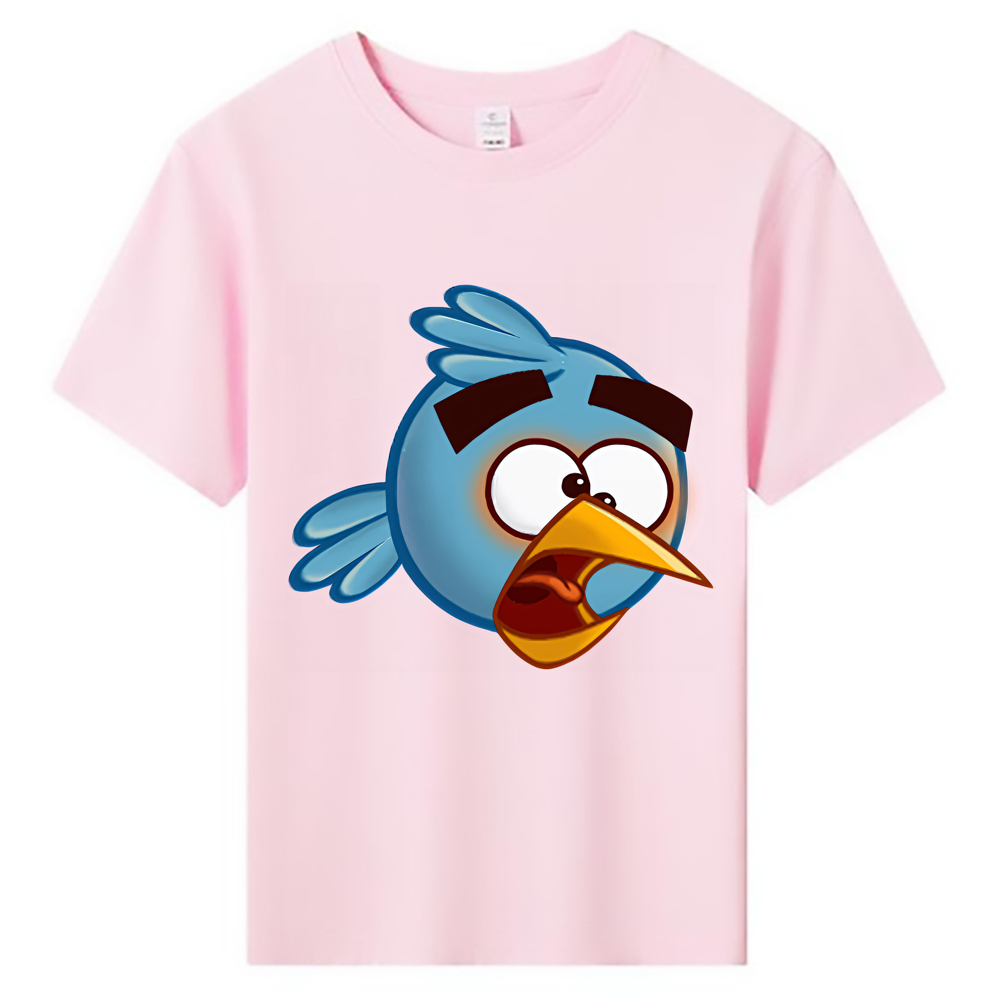 （画像用） Angry Birds アングリーバード 綿100％キッズTシャツ（フロントプリント）