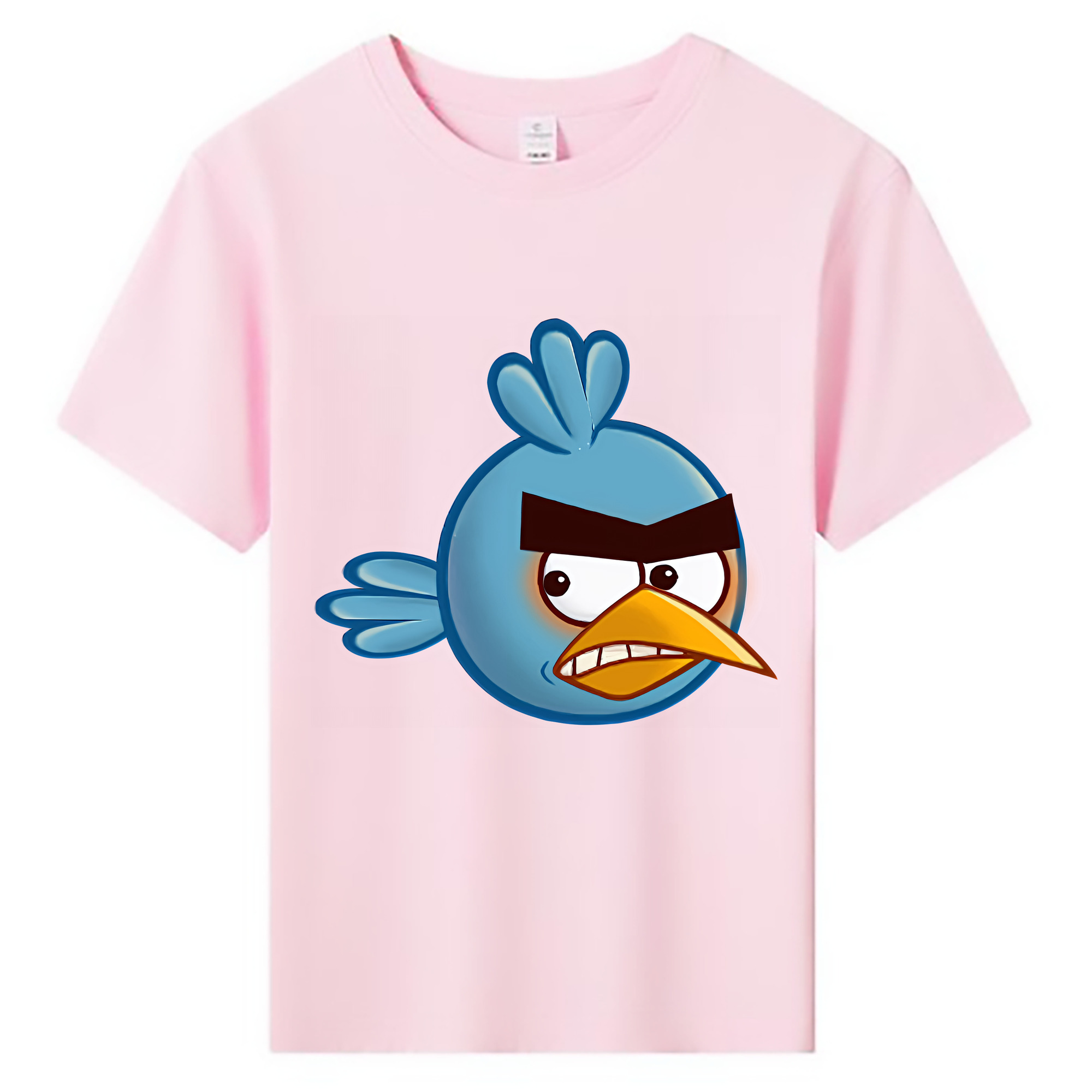 （画像用） Angry Birds アングリーバード 綿100％キッズTシャツ（フロントプリント）