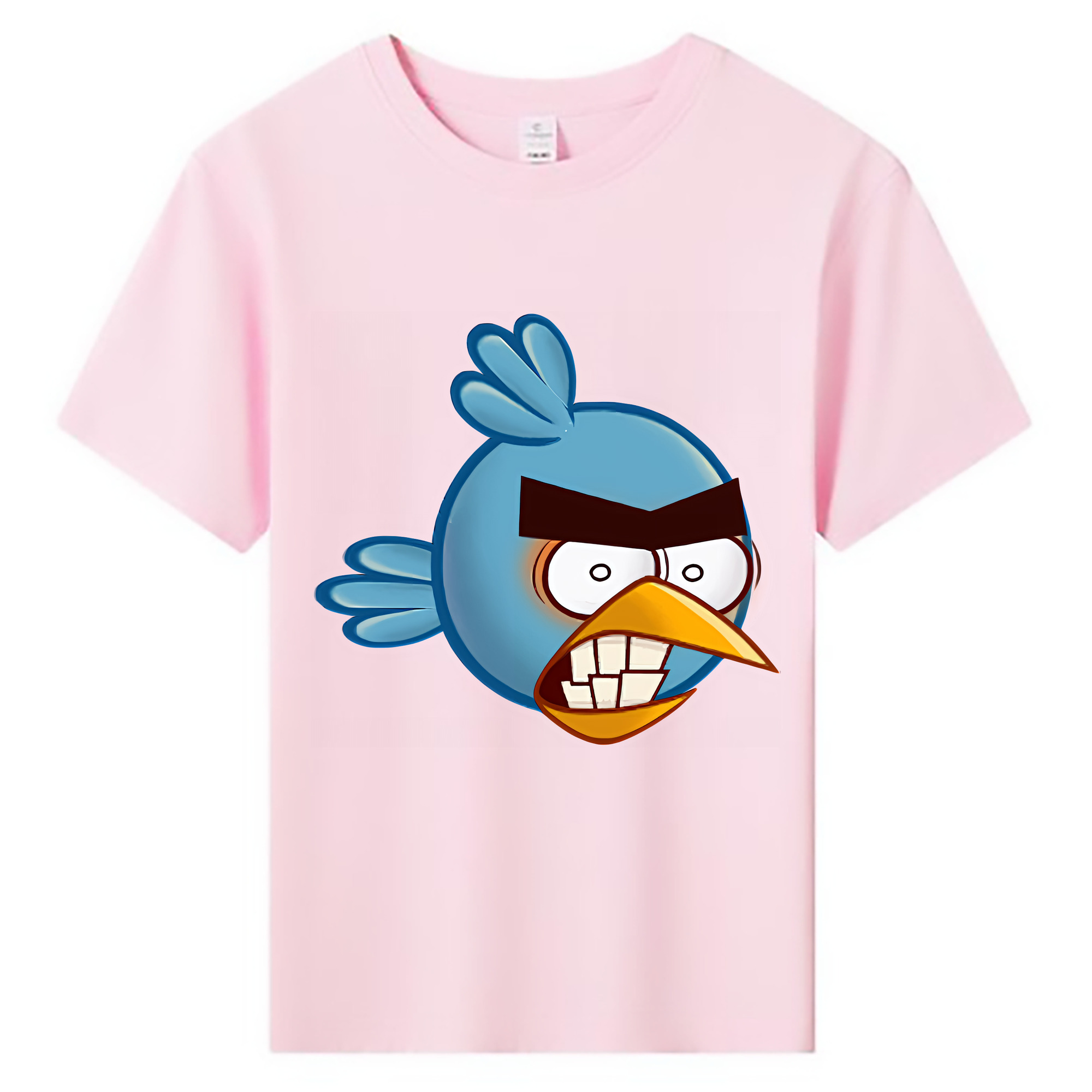 （画像用） Angry Birds アングリーバード 綿100％キッズTシャツ（フロントプリント）