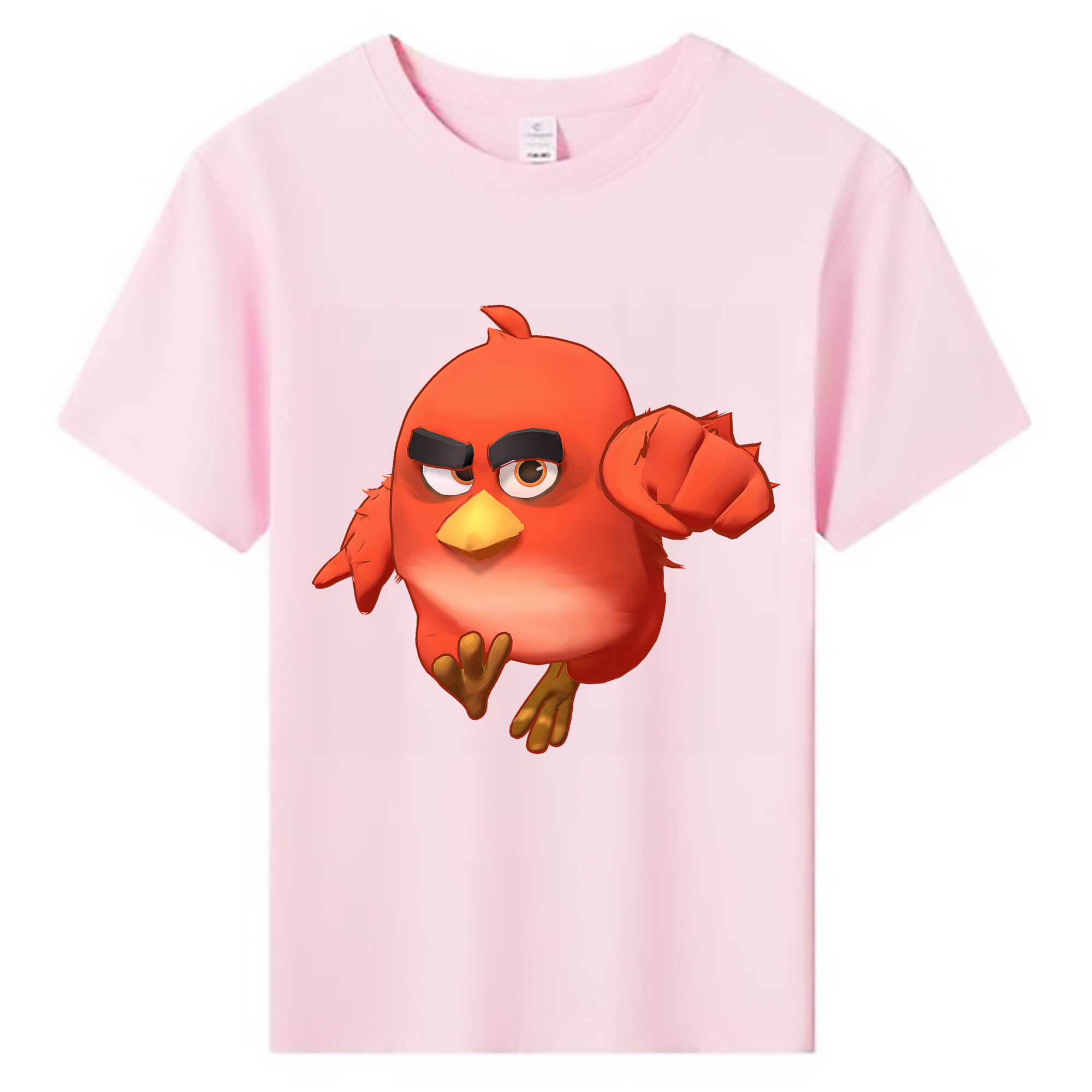 （画像用） Angry Birds アングリーバード 綿100％キッズTシャツ（フロントプリント）