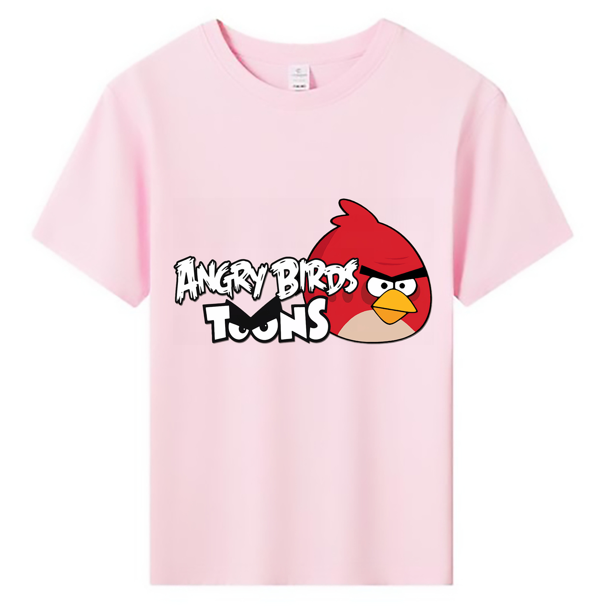 （画像用） Angry Birds アングリーバード 綿100％キッズTシャツ（フロントプリント）