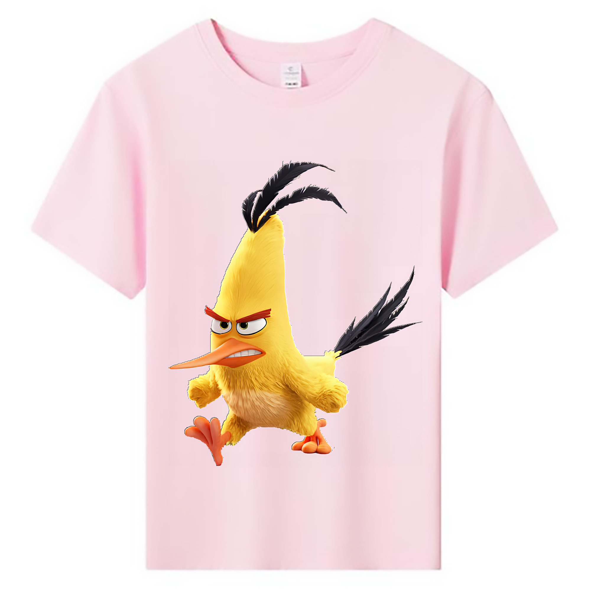 （画像用） Angry Birds アングリーバード 綿100％キッズTシャツ（フロントプリント）