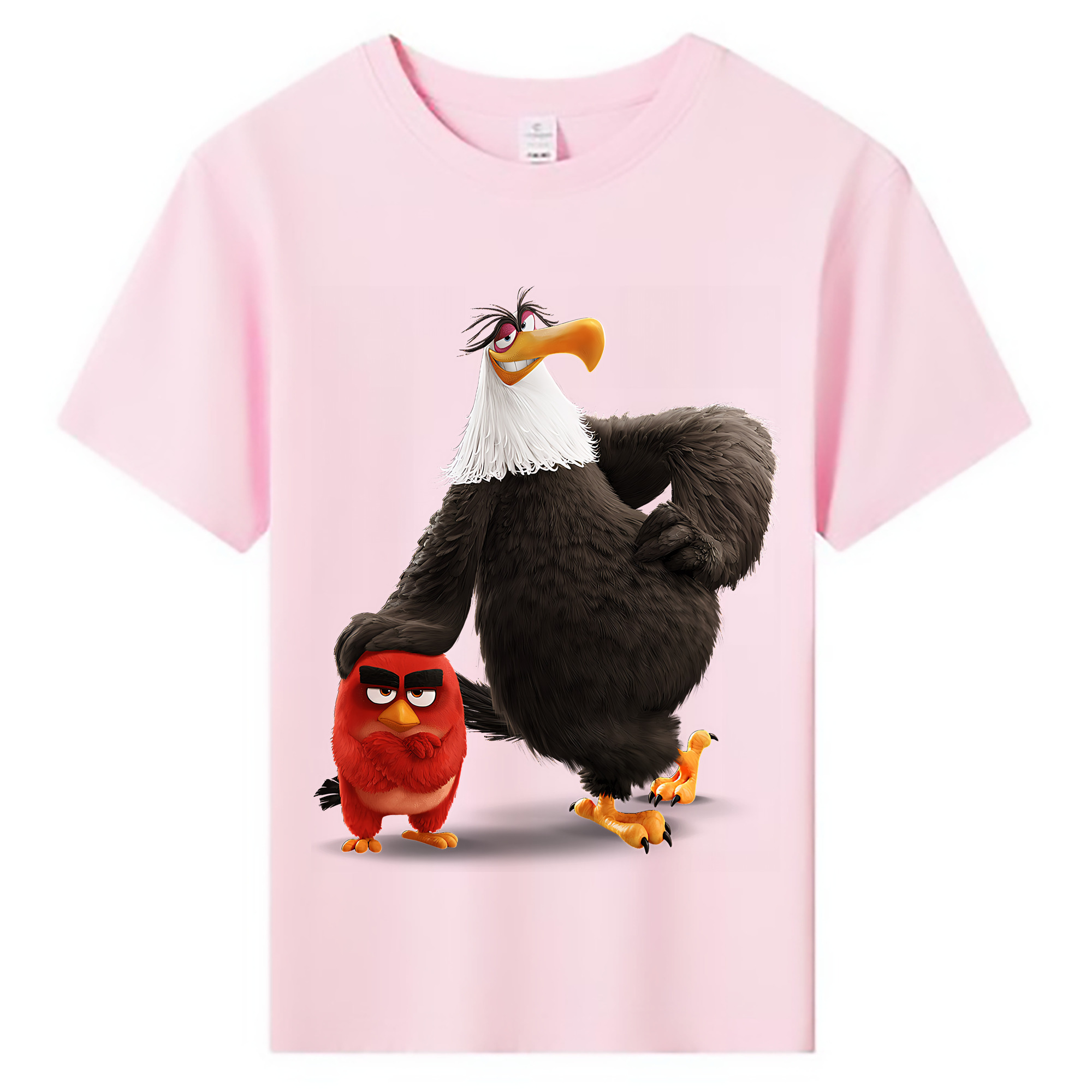 （画像用） Angry Birds アングリーバード 綿100％キッズTシャツ（フロントプリント）