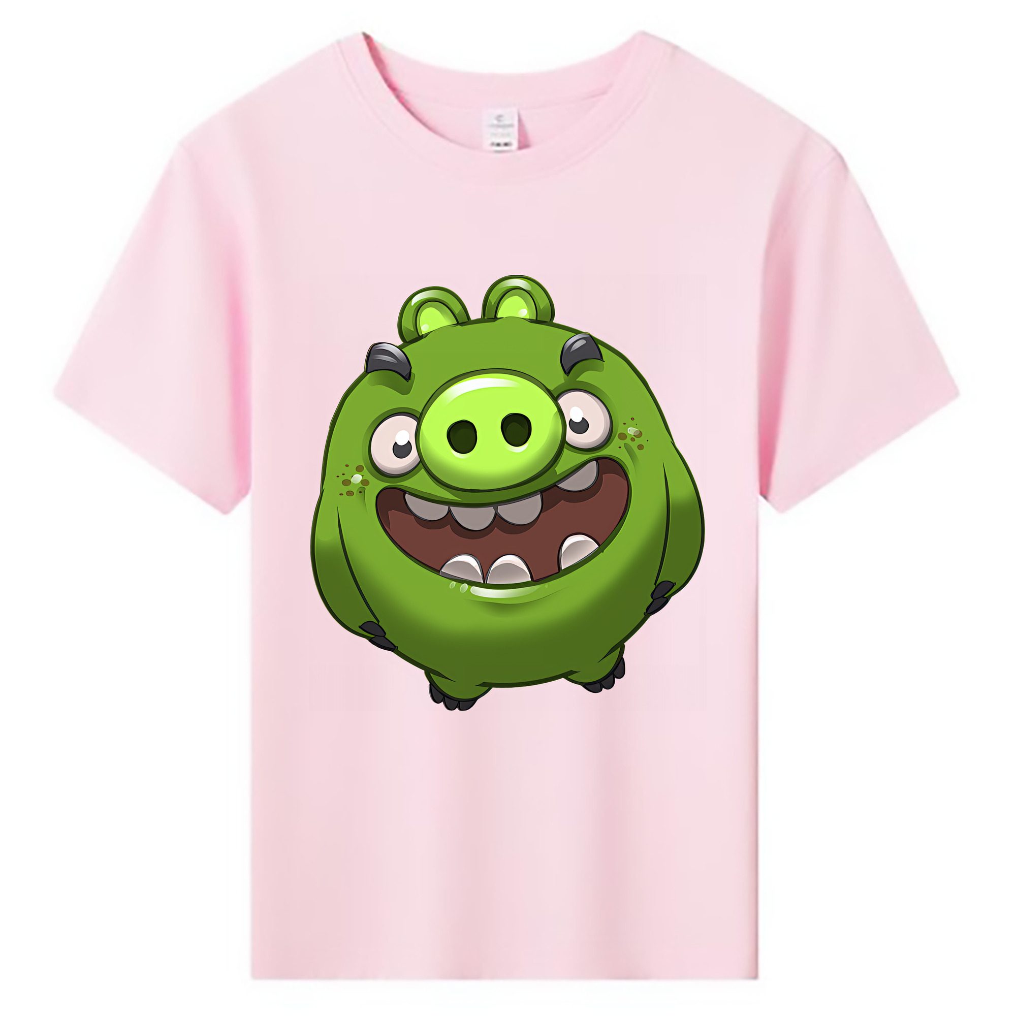 （画像用） Angry Birds アングリーバード 綿100％キッズTシャツ（フロントプリント）