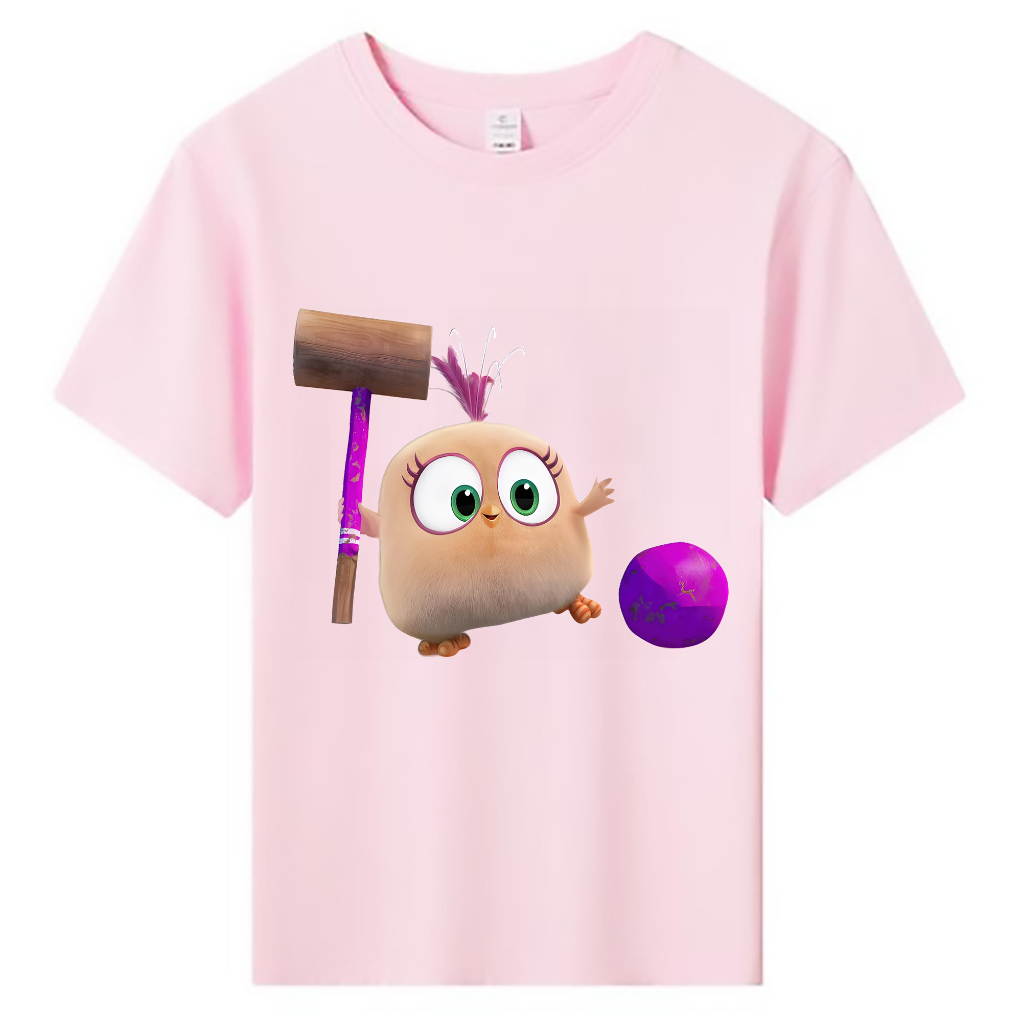 （画像用） Angry Birds アングリーバード 綿100％キッズTシャツ（フロントプリント）