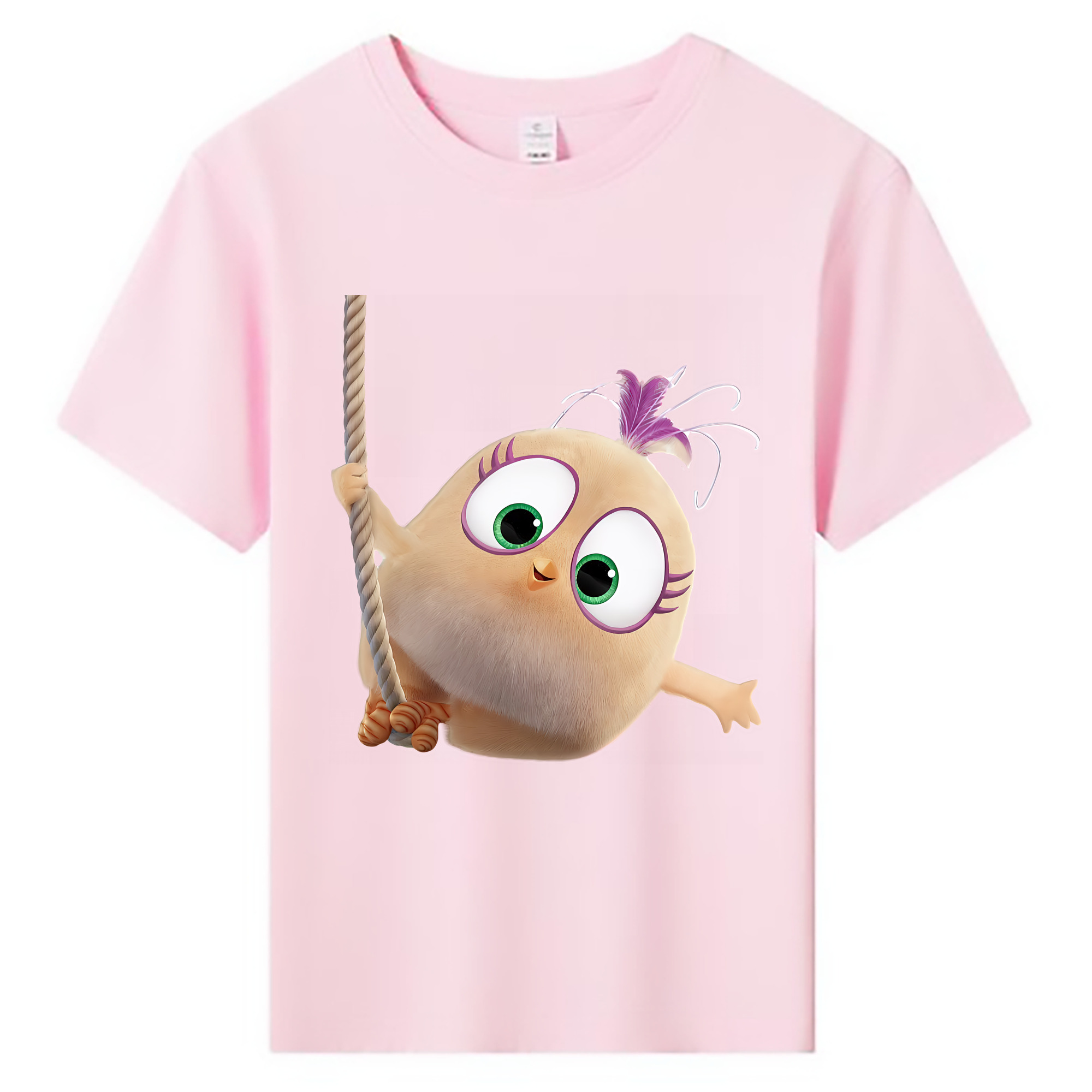 （画像用） Angry Birds アングリーバード 綿100％キッズTシャツ（フロントプリント）