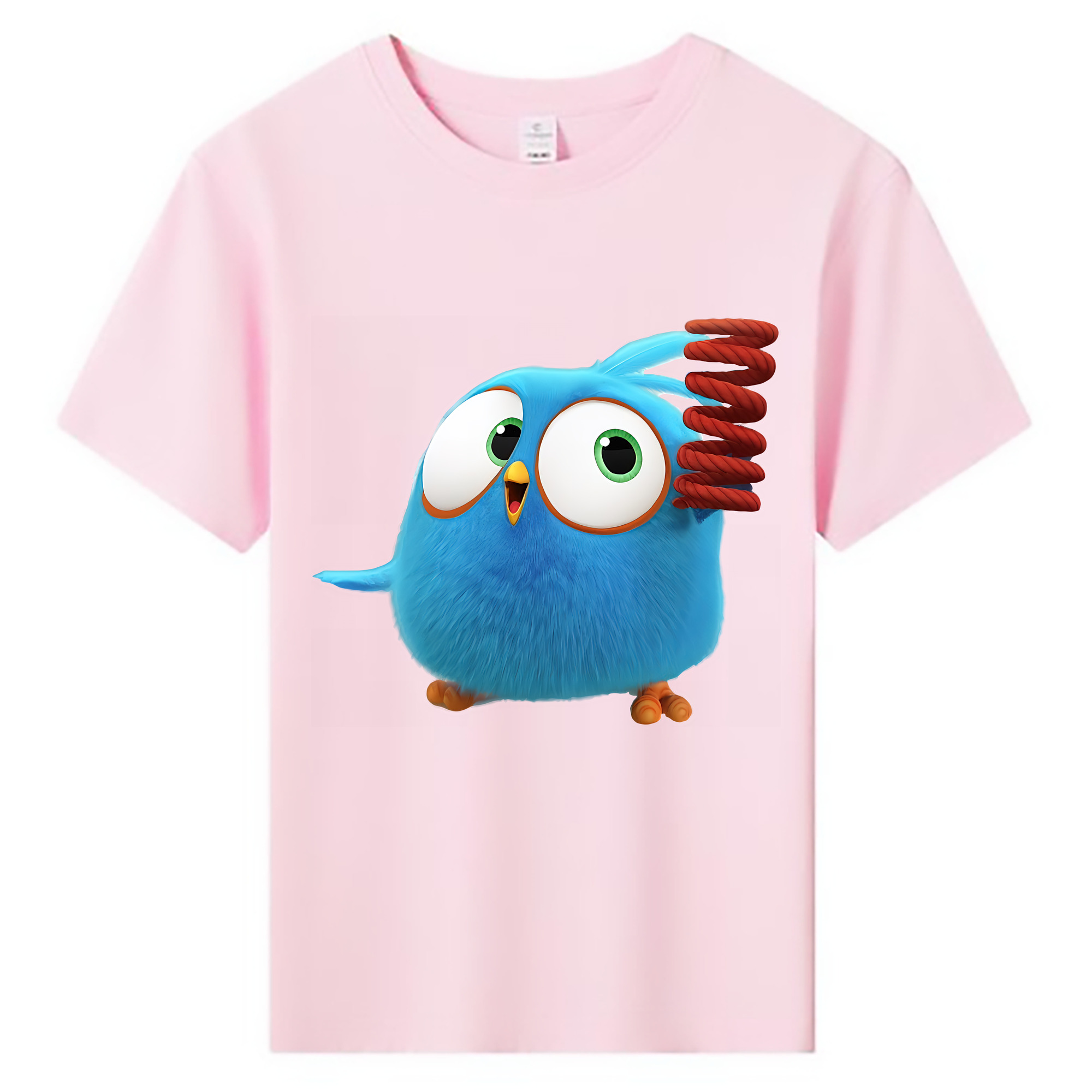 （画像用） Angry Birds アングリーバード 綿100％キッズTシャツ（フロントプリント）