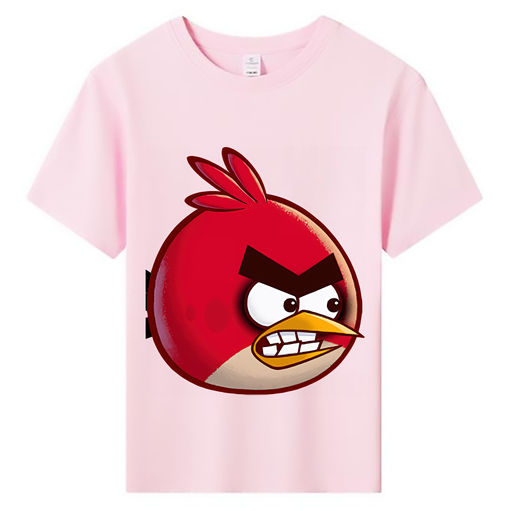（画像用） Angry Birds アングリーバード 綿100％キッズTシャツ（フロントプリント）