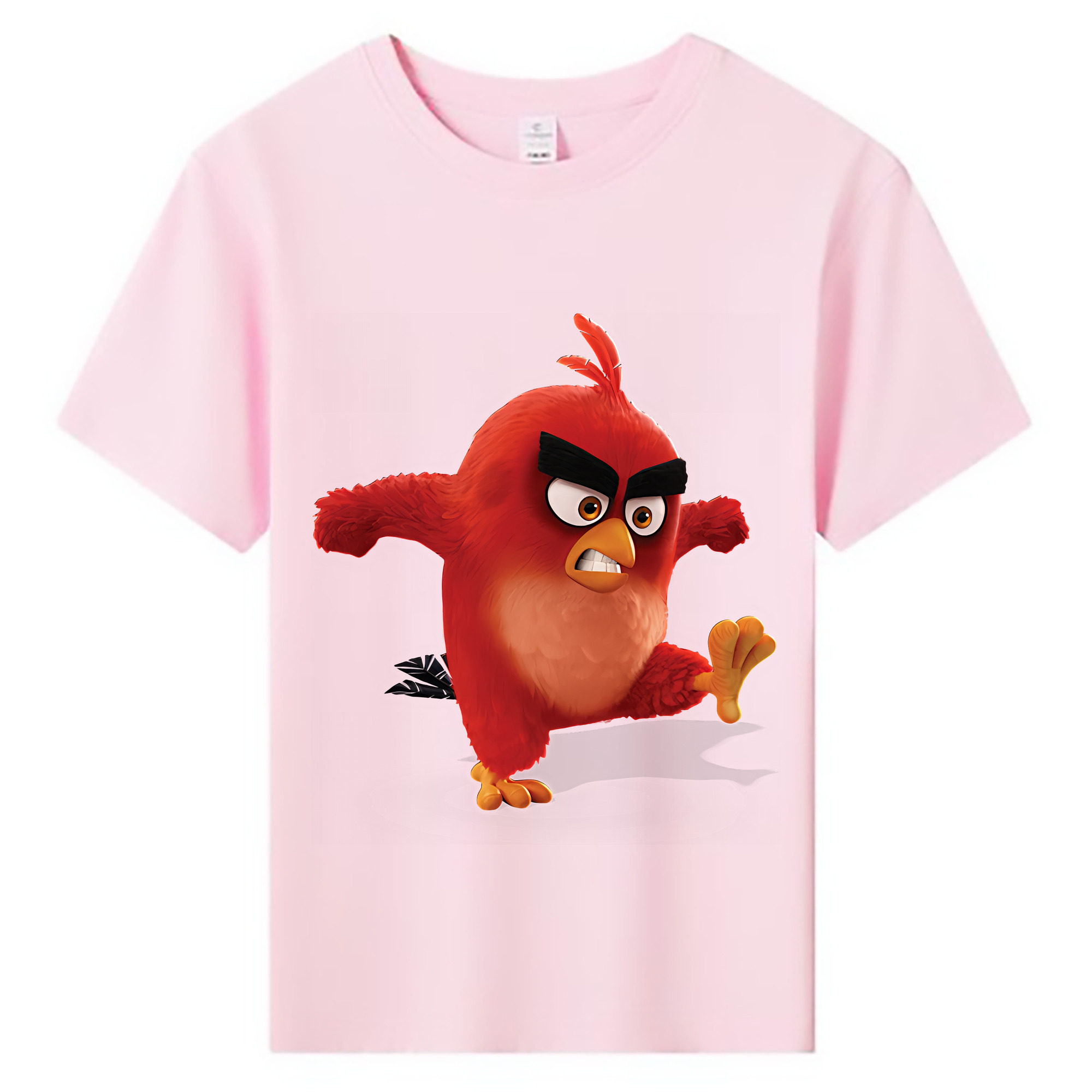 （画像用） Angry Birds アングリーバード 綿100％キッズTシャツ（フロントプリント）