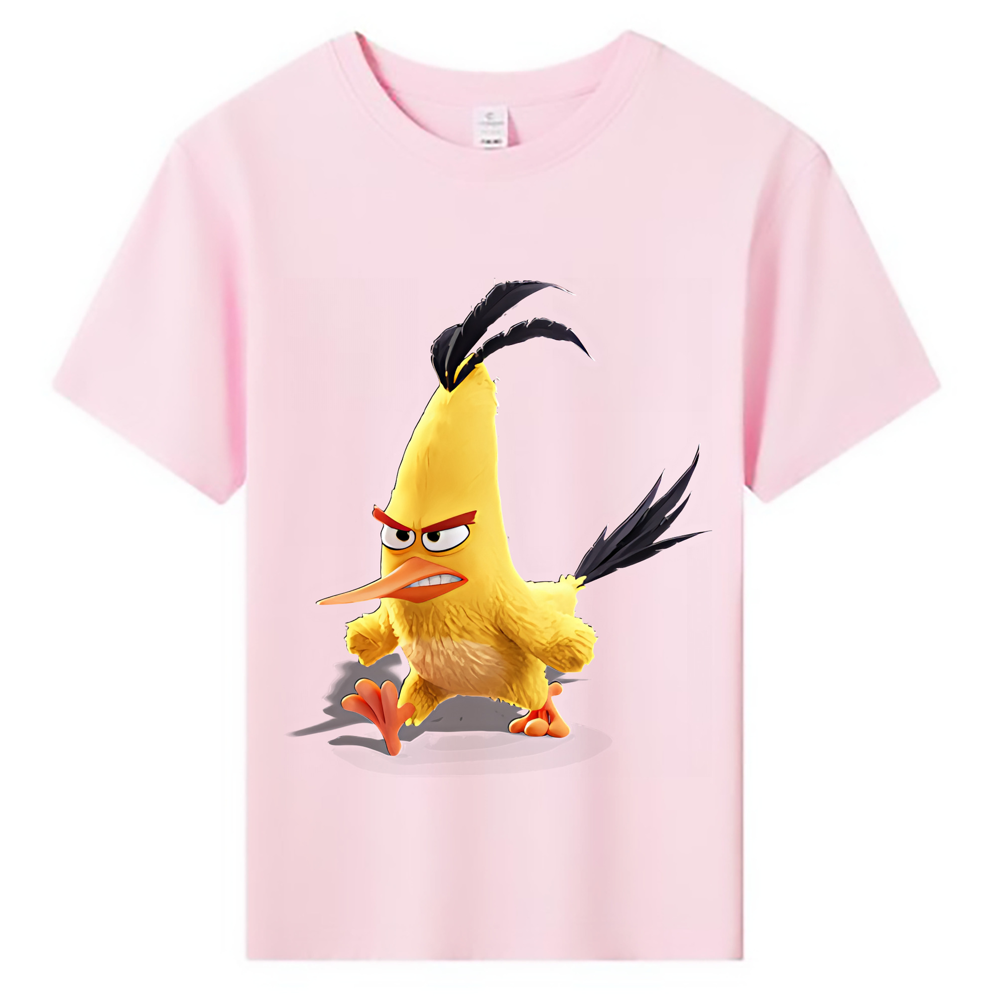 （画像用） Angry Birds アングリーバード 綿100％キッズTシャツ（フロントプリント）