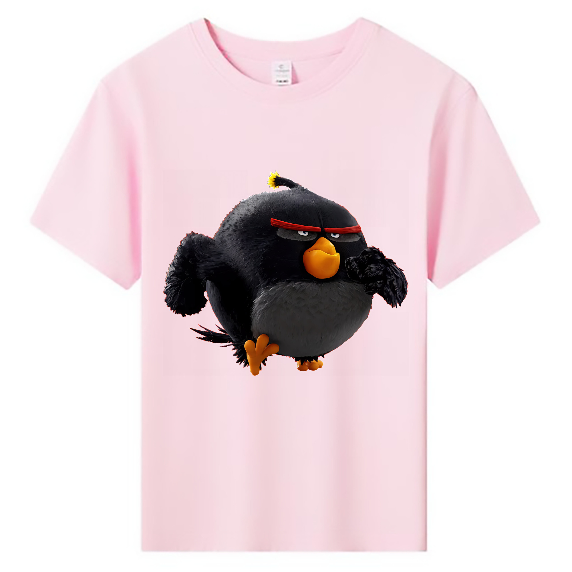 （画像用） Angry Birds アングリーバード 綿100％キッズTシャツ（フロントプリント）