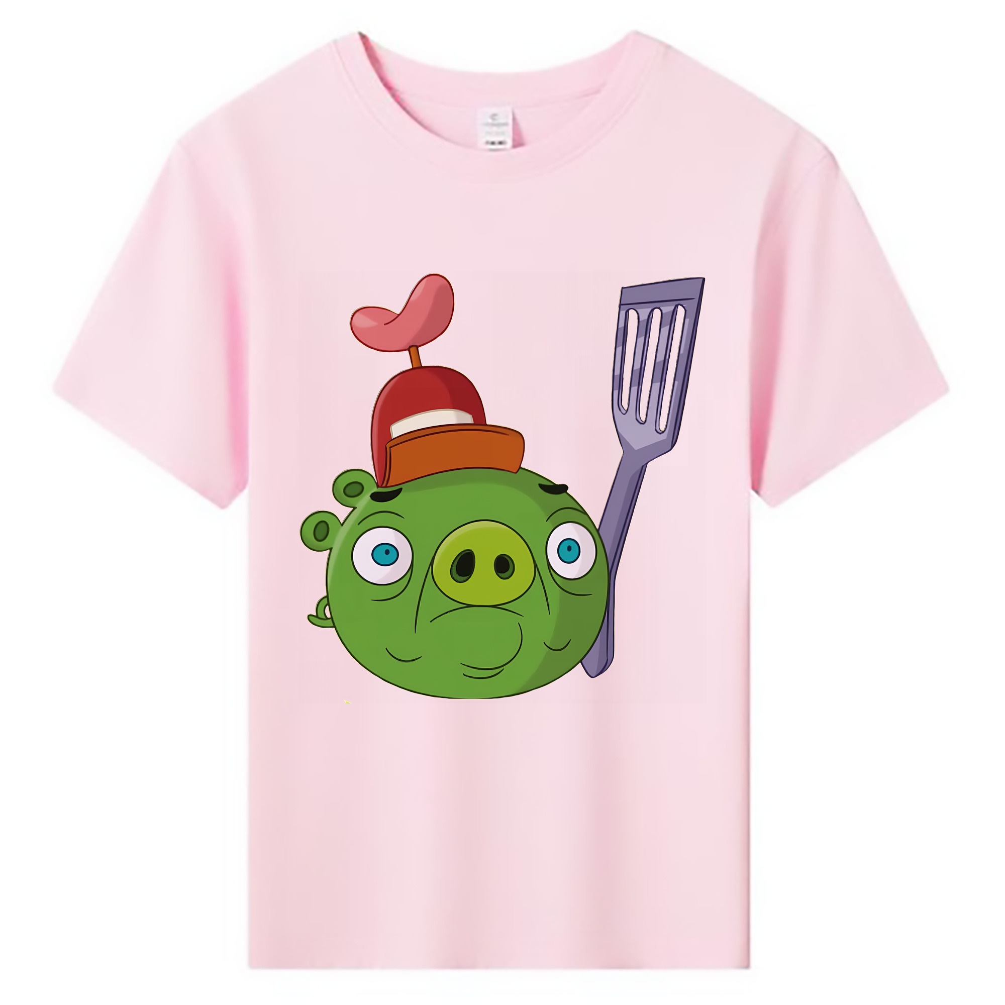 （画像用） Angry Birds アングリーバード 綿100％キッズTシャツ（フロントプリント）