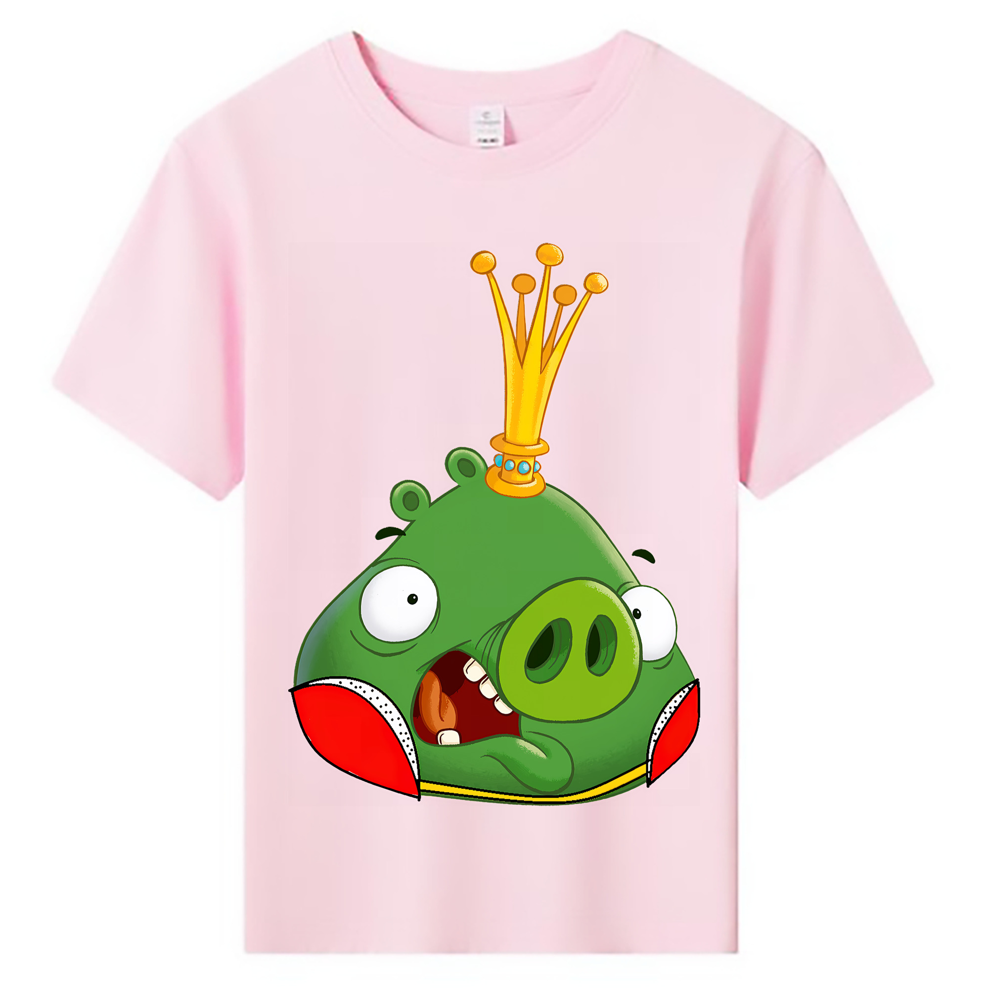 （画像用） Angry Birds アングリーバード 綿100％キッズTシャツ（フロントプリント）