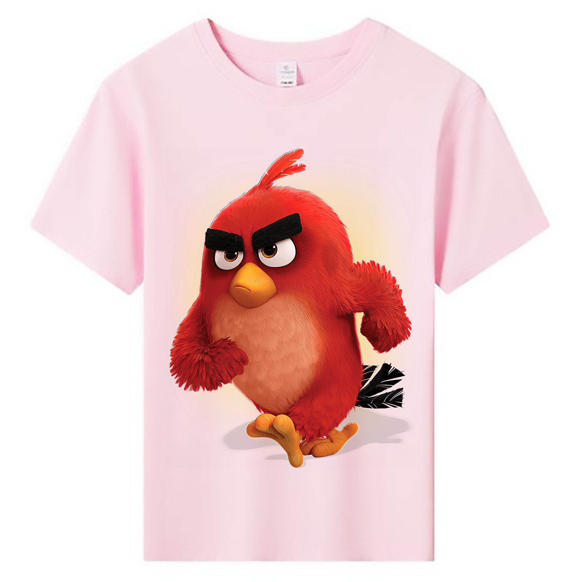 （画像用） Angry Birds アングリーバード 綿100％キッズTシャツ（フロントプリント）