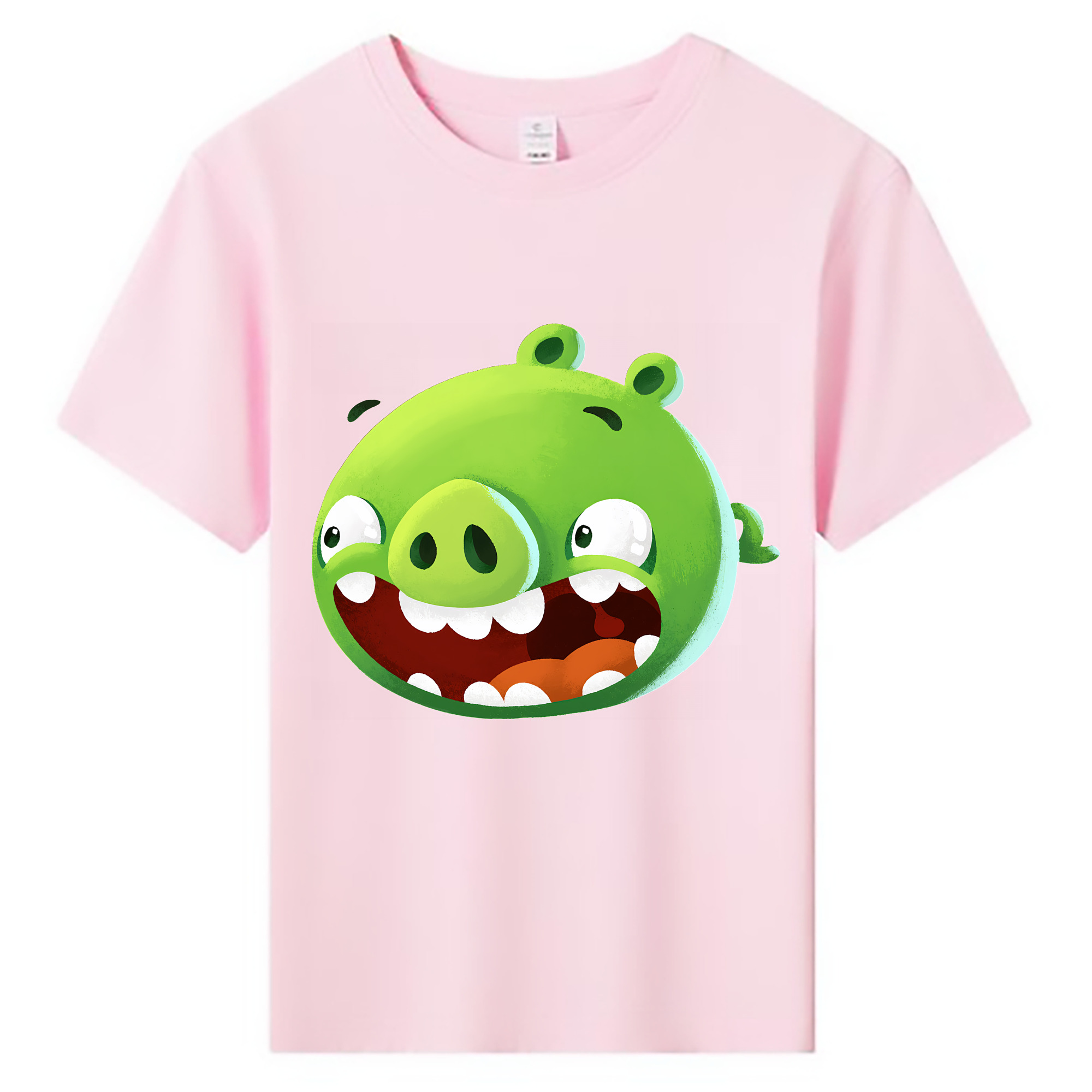 （画像用） Angry Birds アングリーバード 綿100％キッズTシャツ（フロントプリント）