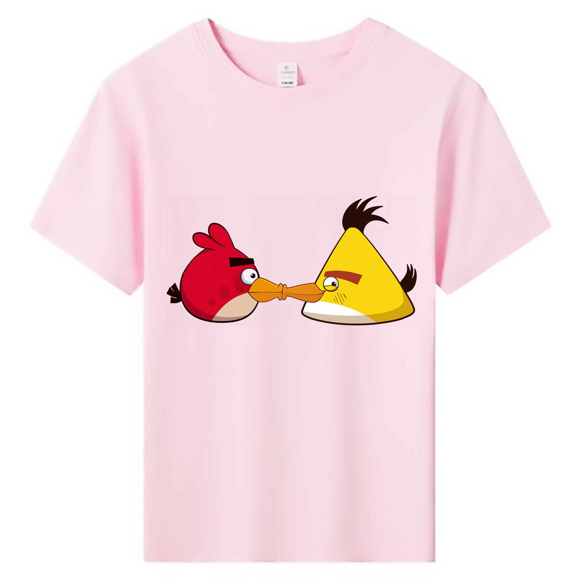 （画像用） Angry Birds アングリーバード 綿100％キッズTシャツ（フロントプリント）