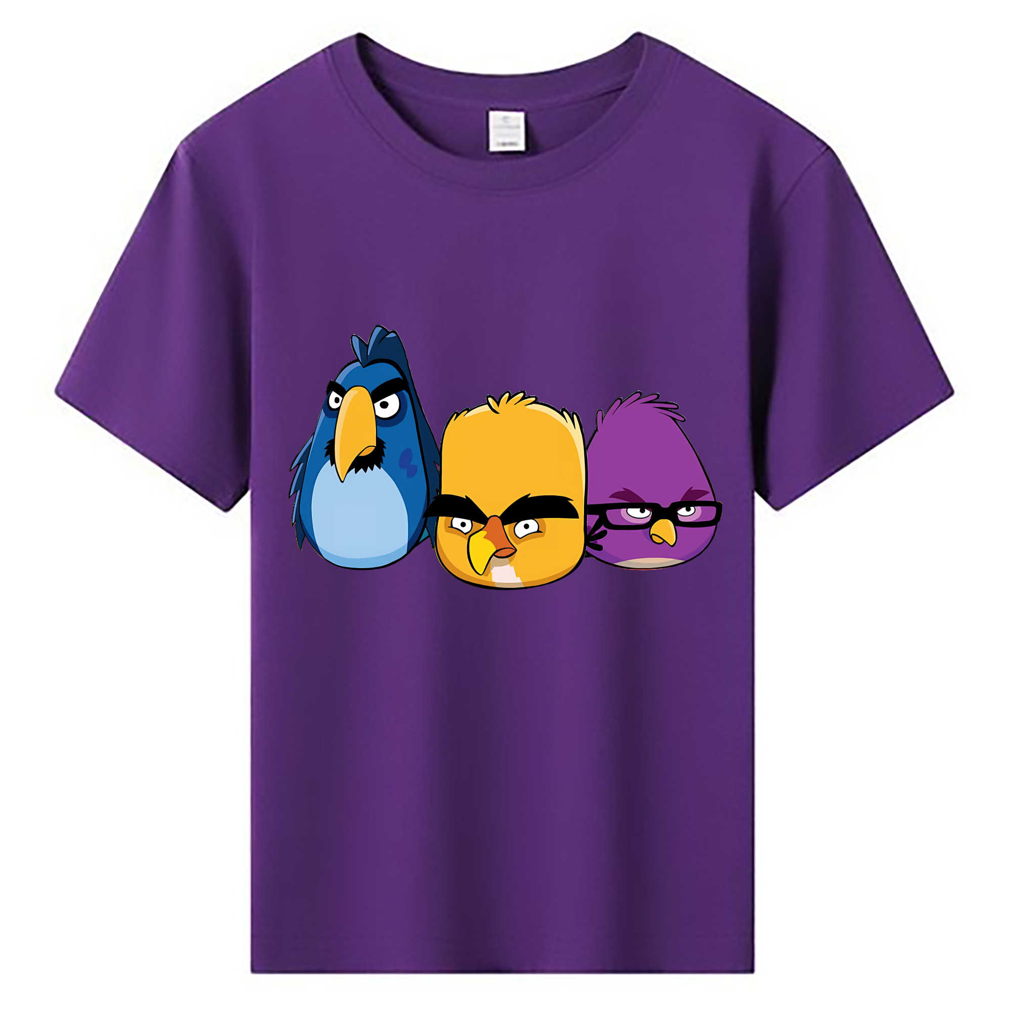 （画像用） Angry Birds アングリーバード 綿100％キッズTシャツ（フロントプリント）