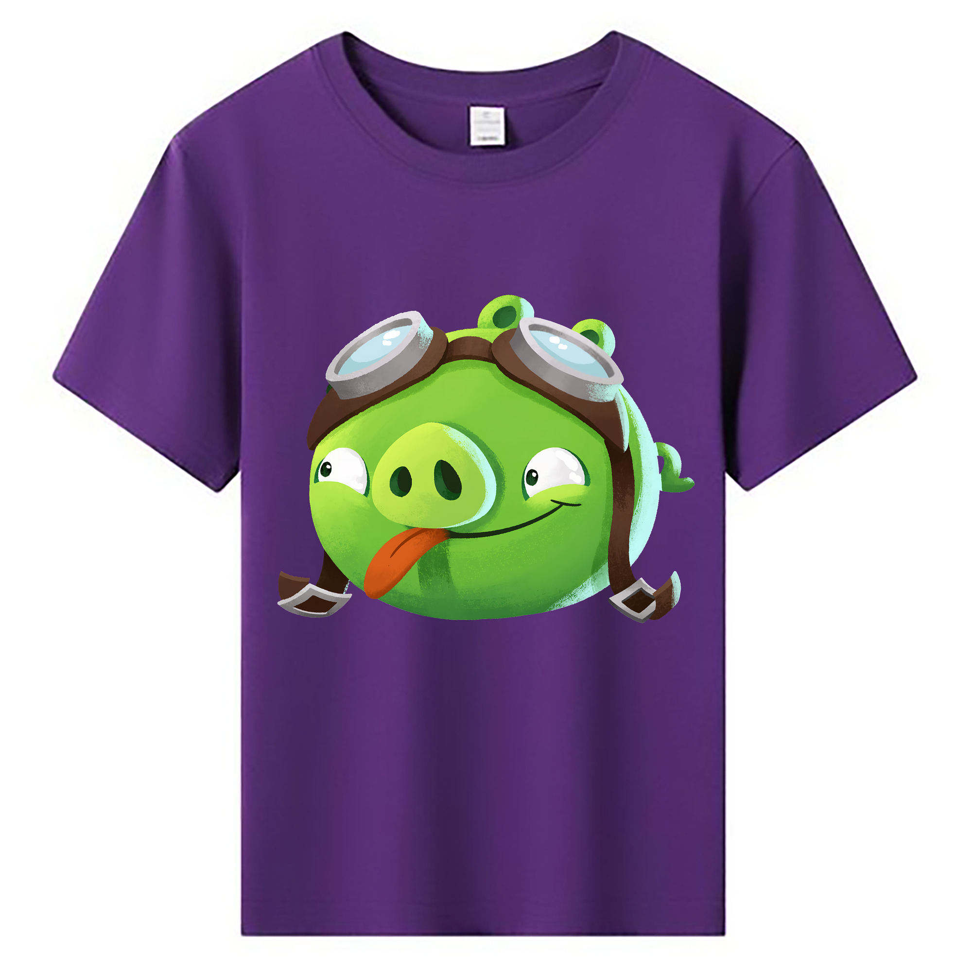 （画像用） Angry Birds アングリーバード 綿100％キッズTシャツ（フロントプリント）