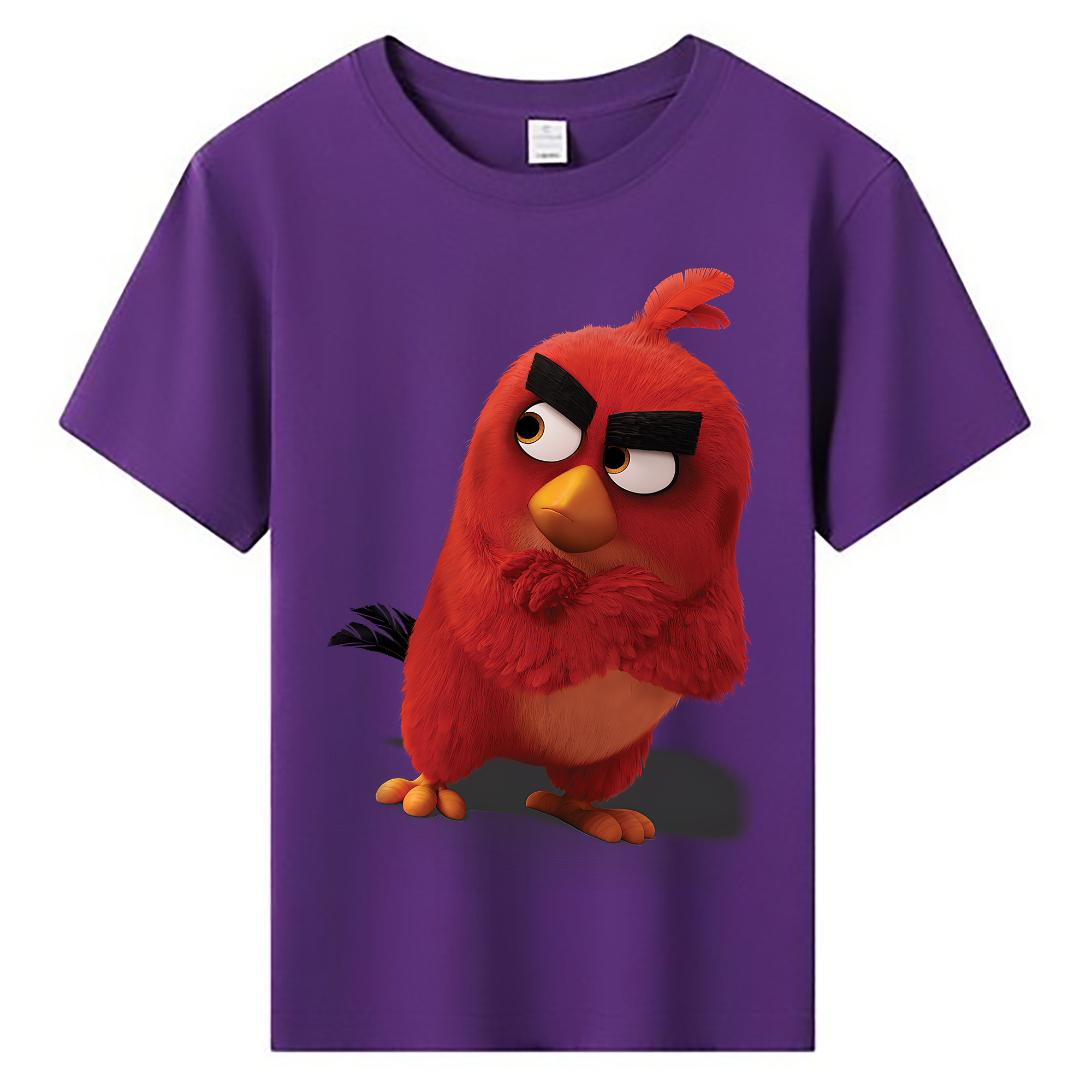 （画像用） Angry Birds アングリーバード 綿100％キッズTシャツ（フロントプリント）