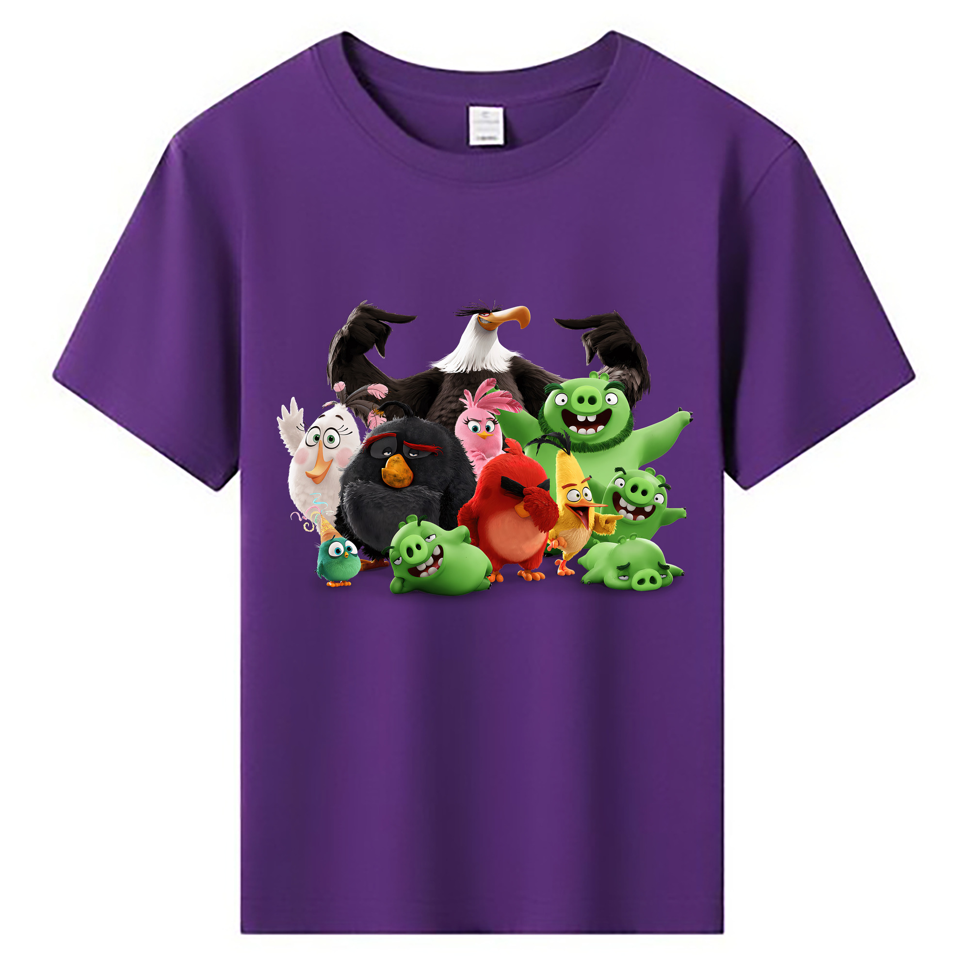 （画像用） Angry Birds アングリーバード 綿100％キッズTシャツ（フロントプリント）