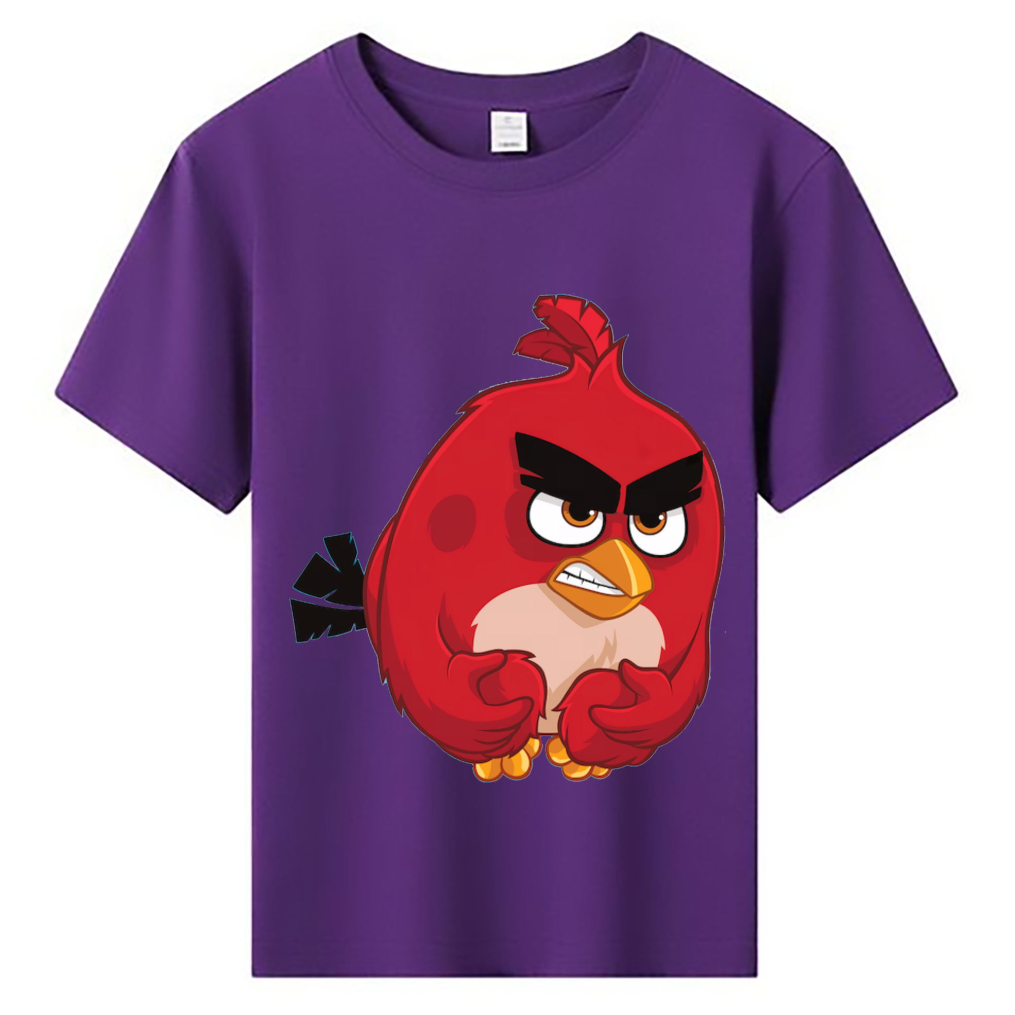 （画像用） Angry Birds アングリーバード 綿100％キッズTシャツ（フロントプリント）