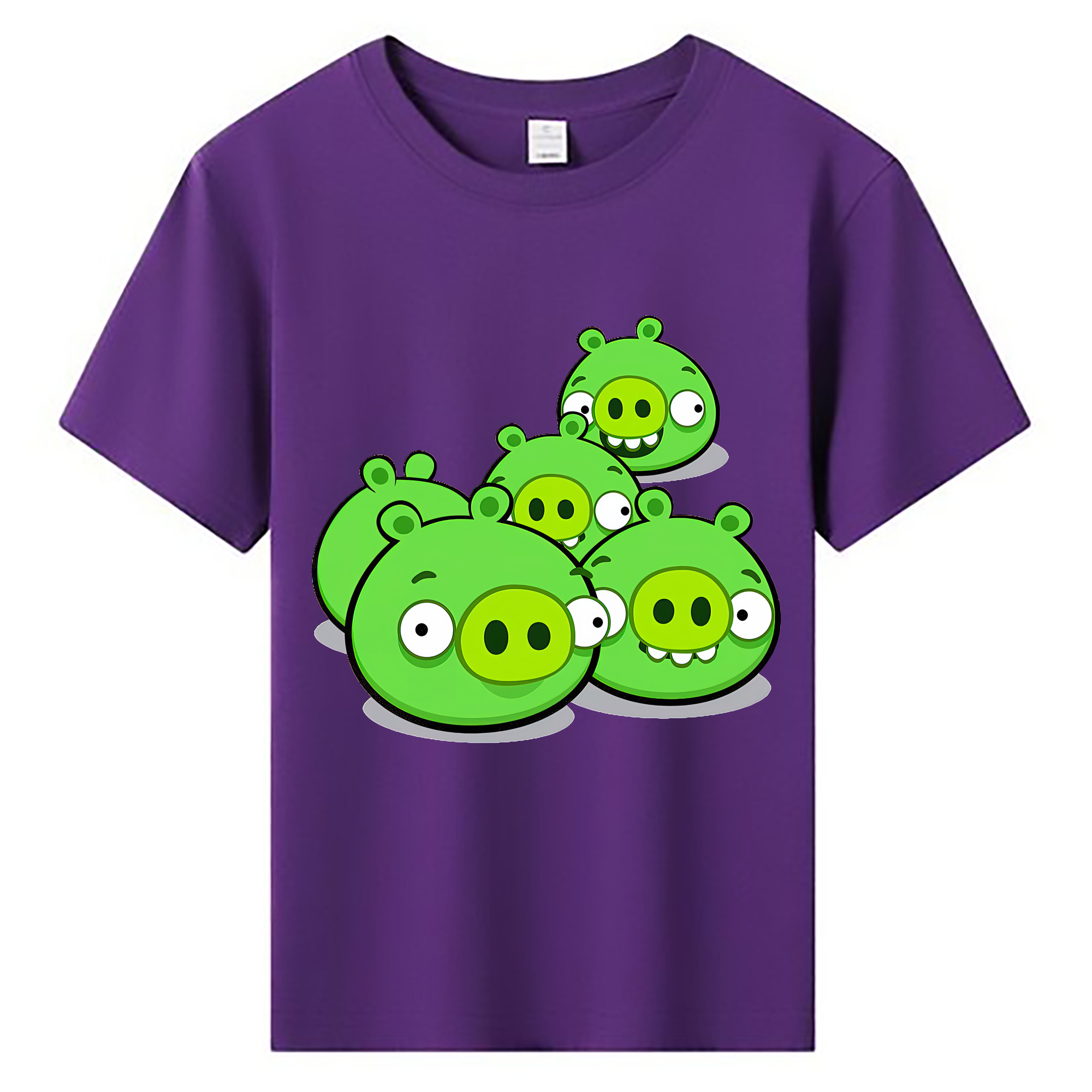 （画像用） Angry Birds アングリーバード 綿100％キッズTシャツ（フロントプリント）