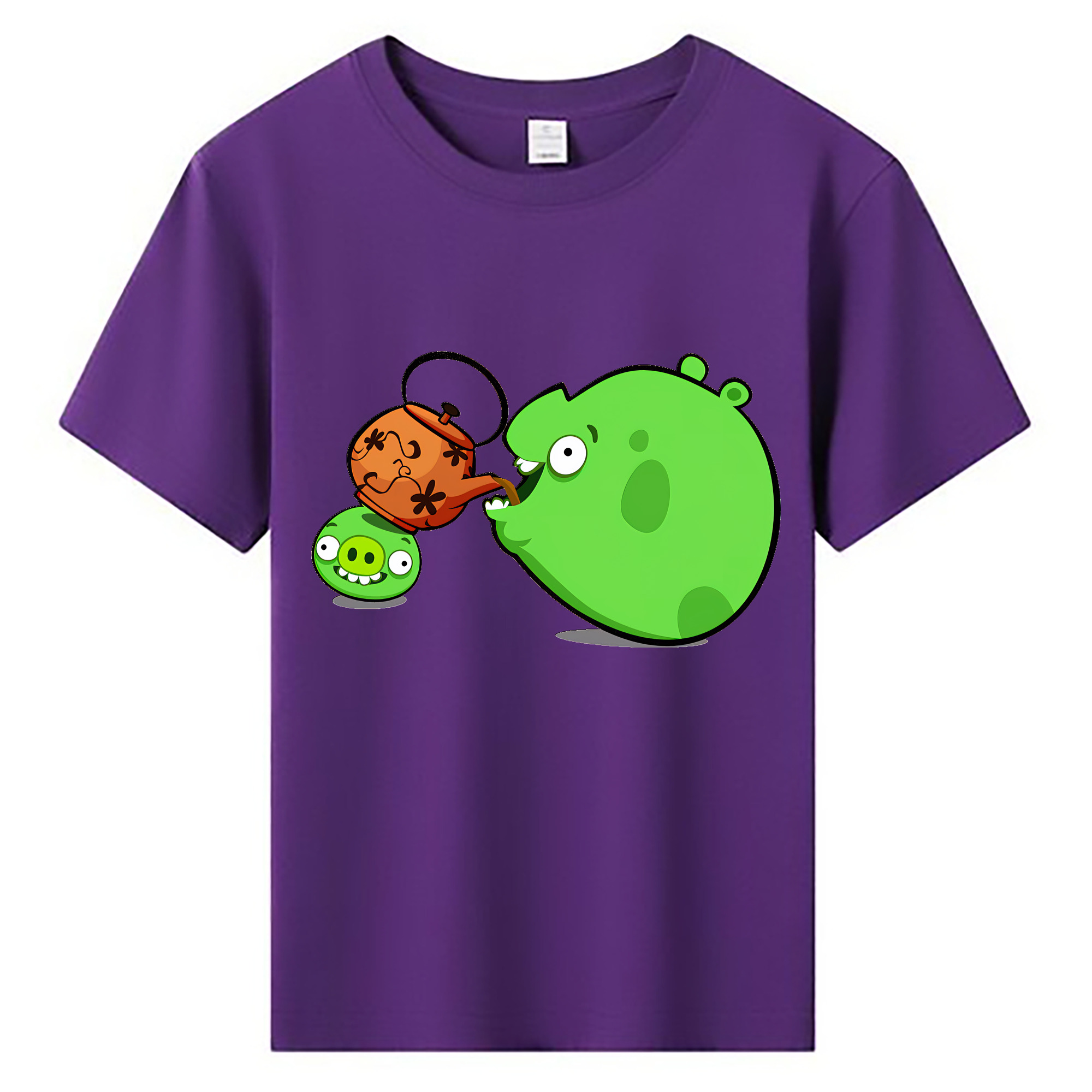 （画像用） Angry Birds アングリーバード 綿100％キッズTシャツ（フロントプリント）