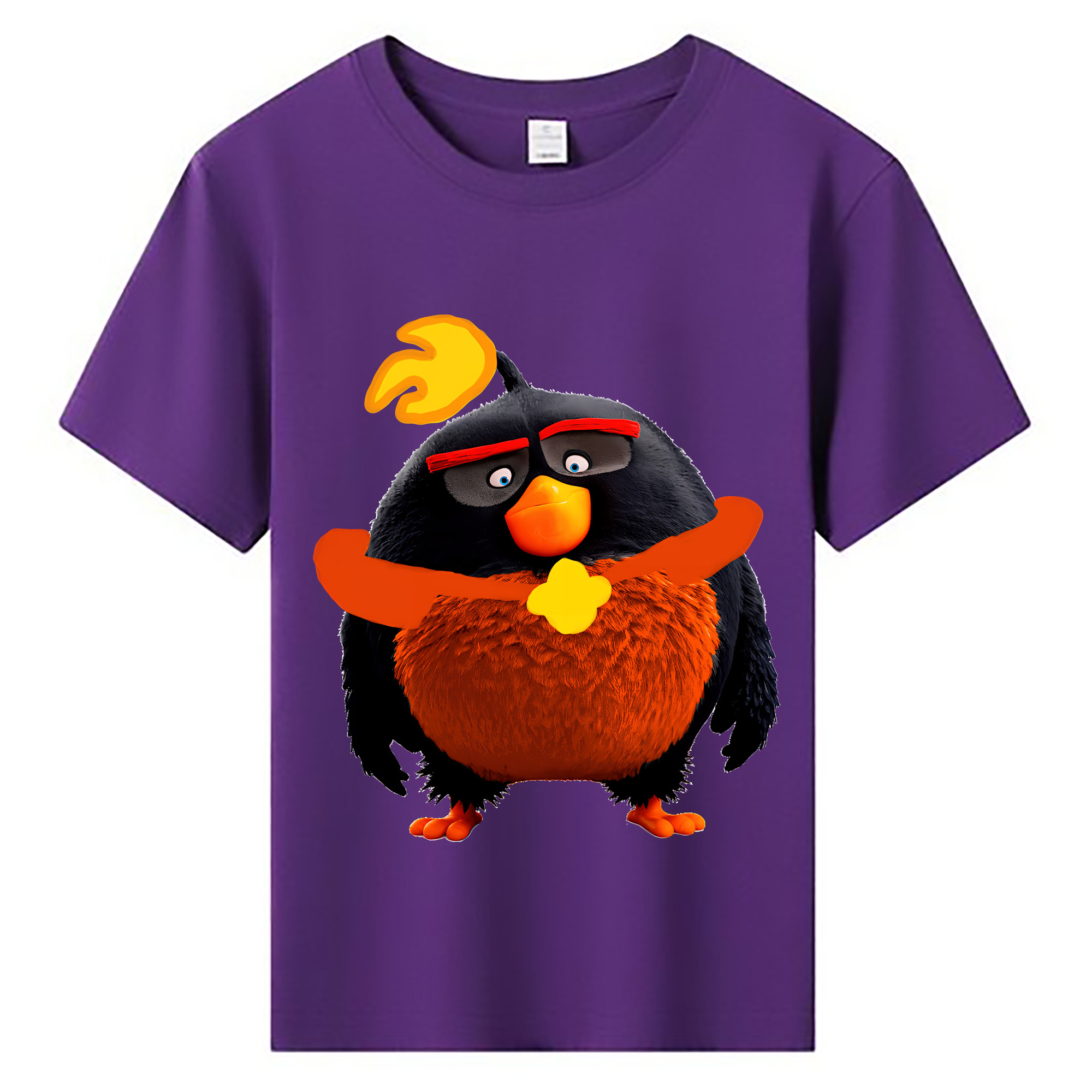 （画像用） Angry Birds アングリーバード 綿100％キッズTシャツ（フロントプリント）