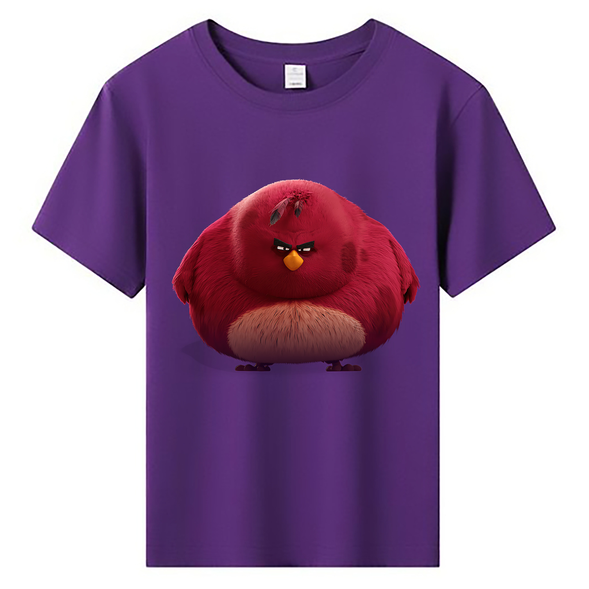 （画像用） Angry Birds アングリーバード 綿100％キッズTシャツ（フロントプリント）