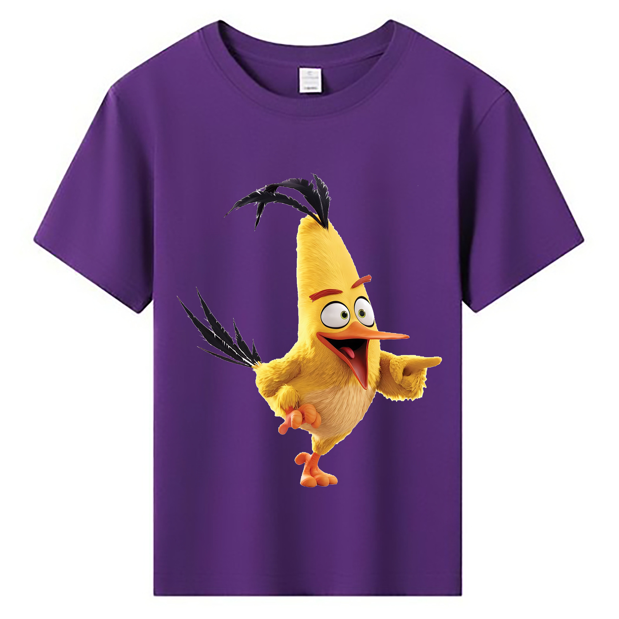 （画像用） Angry Birds アングリーバード 綿100％キッズTシャツ（フロントプリント）