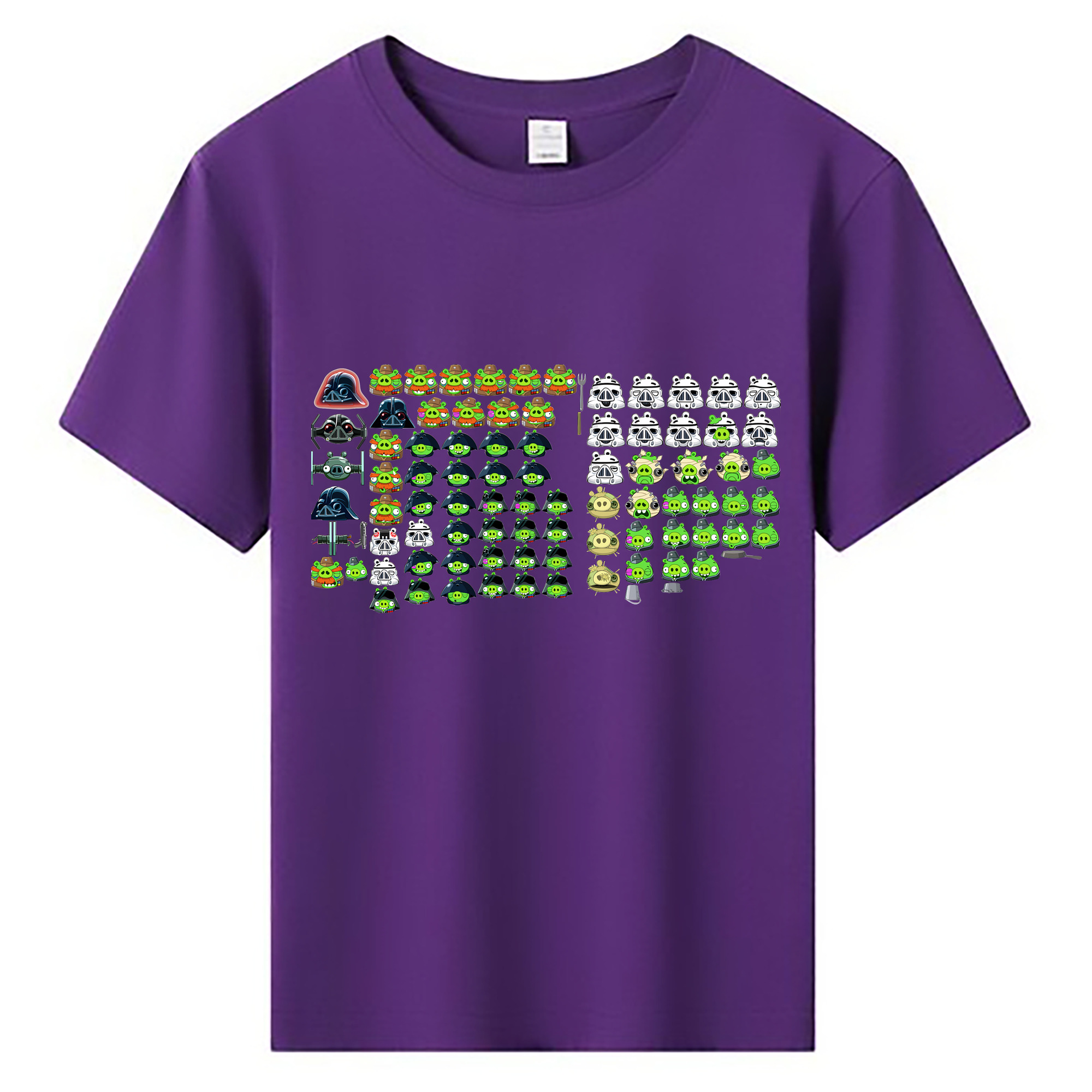 （画像用） Angry Birds アングリーバード 綿100％キッズTシャツ（フロントプリント）