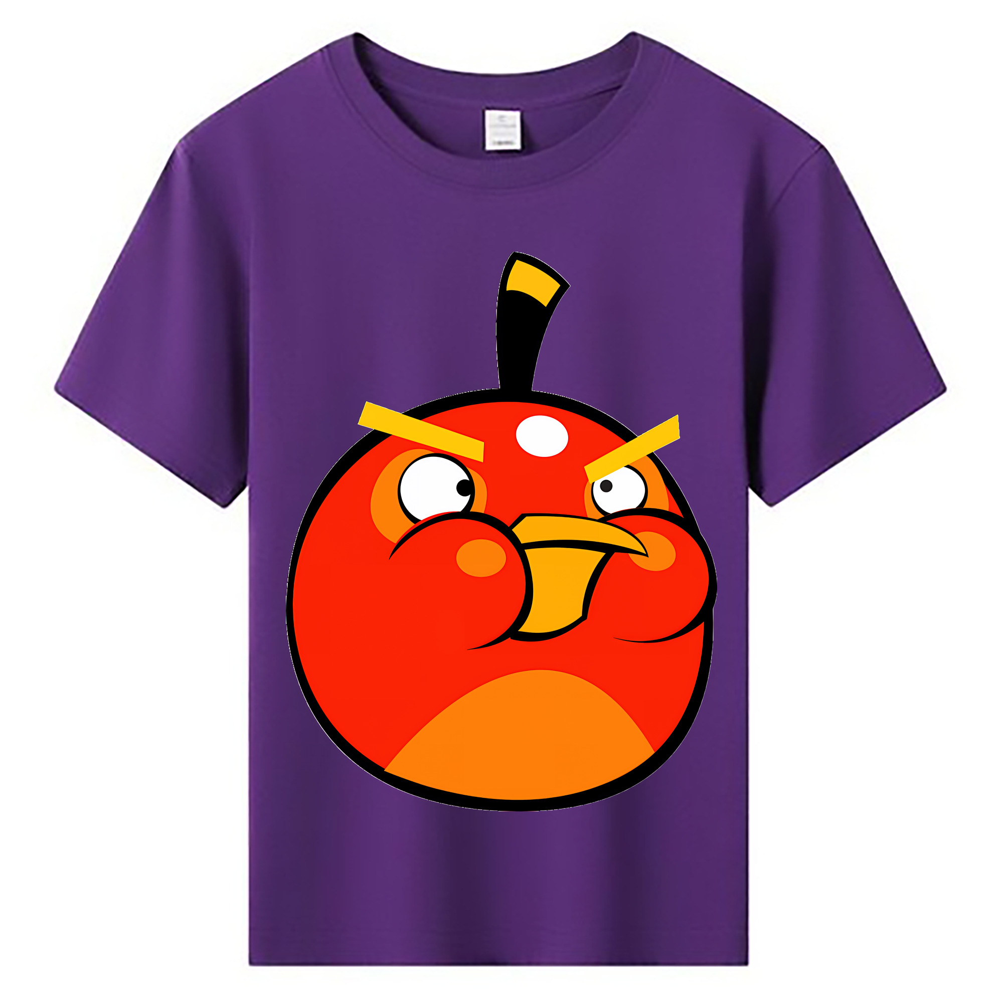 （画像用） Angry Birds アングリーバード 綿100％キッズTシャツ（フロントプリント）