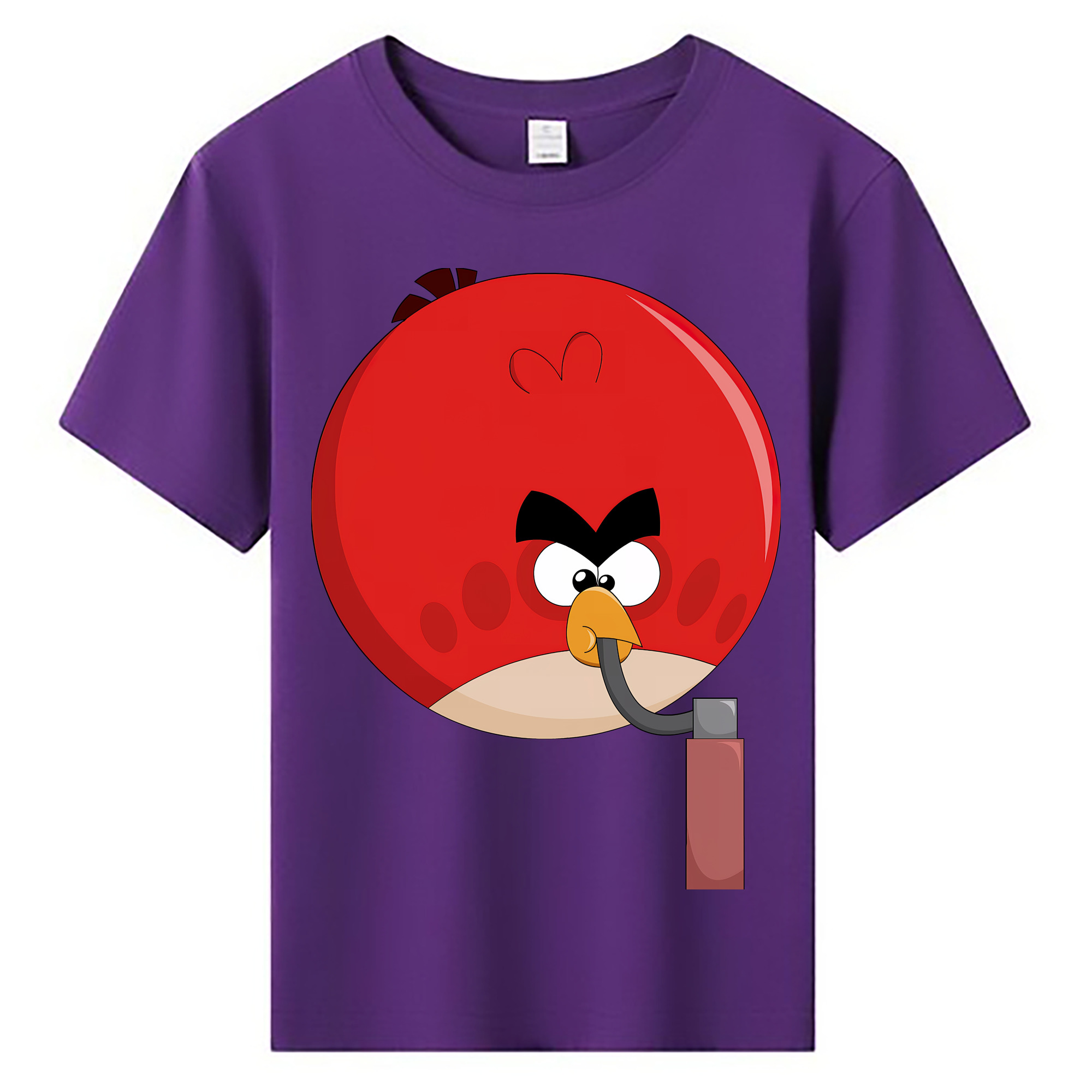 （画像用） Angry Birds アングリーバード 綿100％キッズTシャツ（フロントプリント）