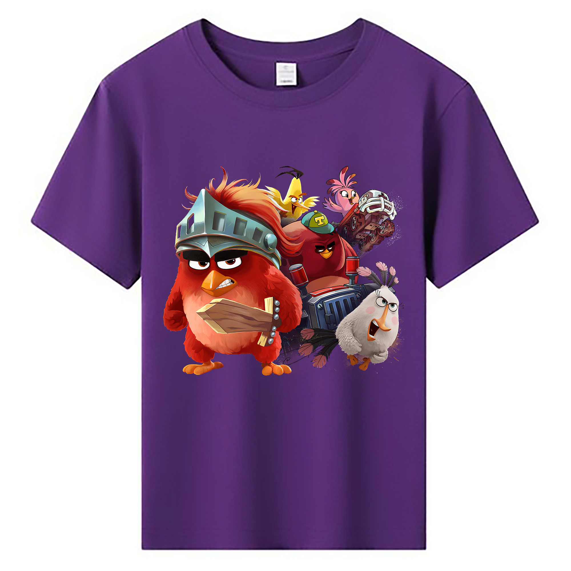 （画像用） Angry Birds アングリーバード 綿100％キッズTシャツ（フロントプリント）