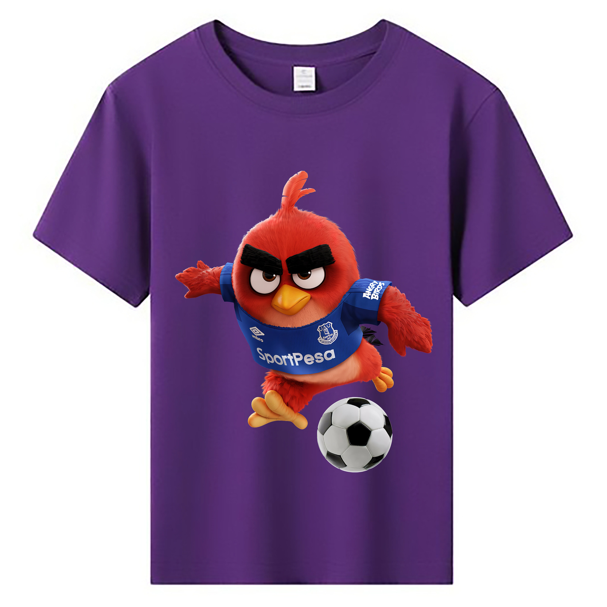 （画像用） Angry Birds アングリーバード 綿100％キッズTシャツ（フロントプリント）