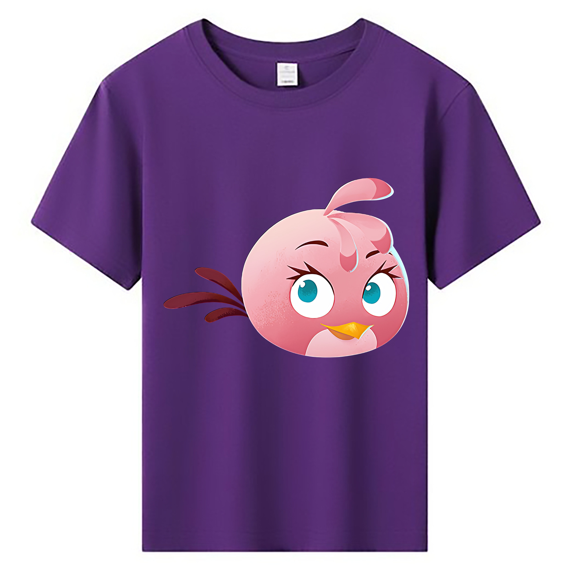 （画像用） Angry Birds アングリーバード 綿100％キッズTシャツ（フロントプリント）