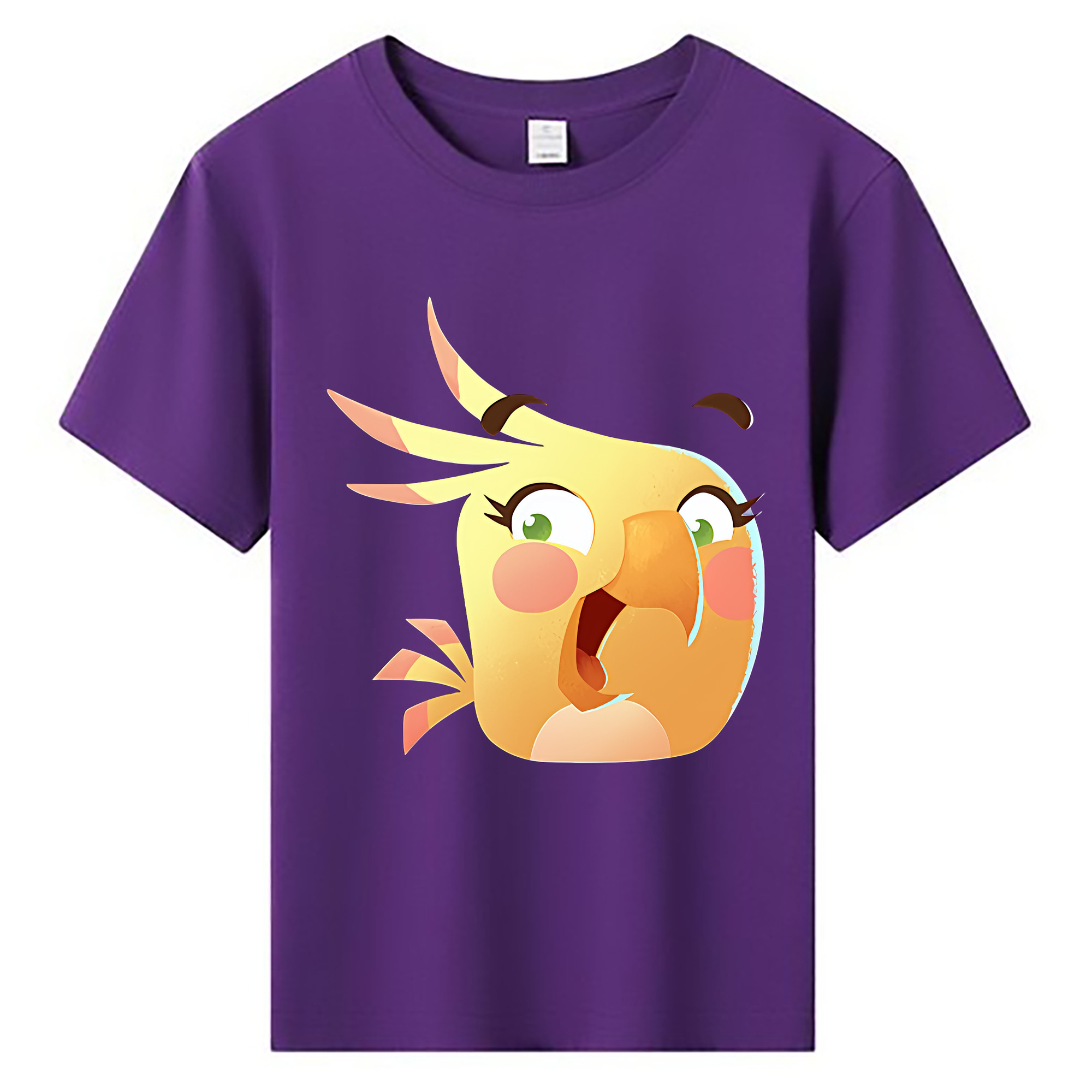 （画像用） Angry Birds アングリーバード 綿100％キッズTシャツ（フロントプリント）