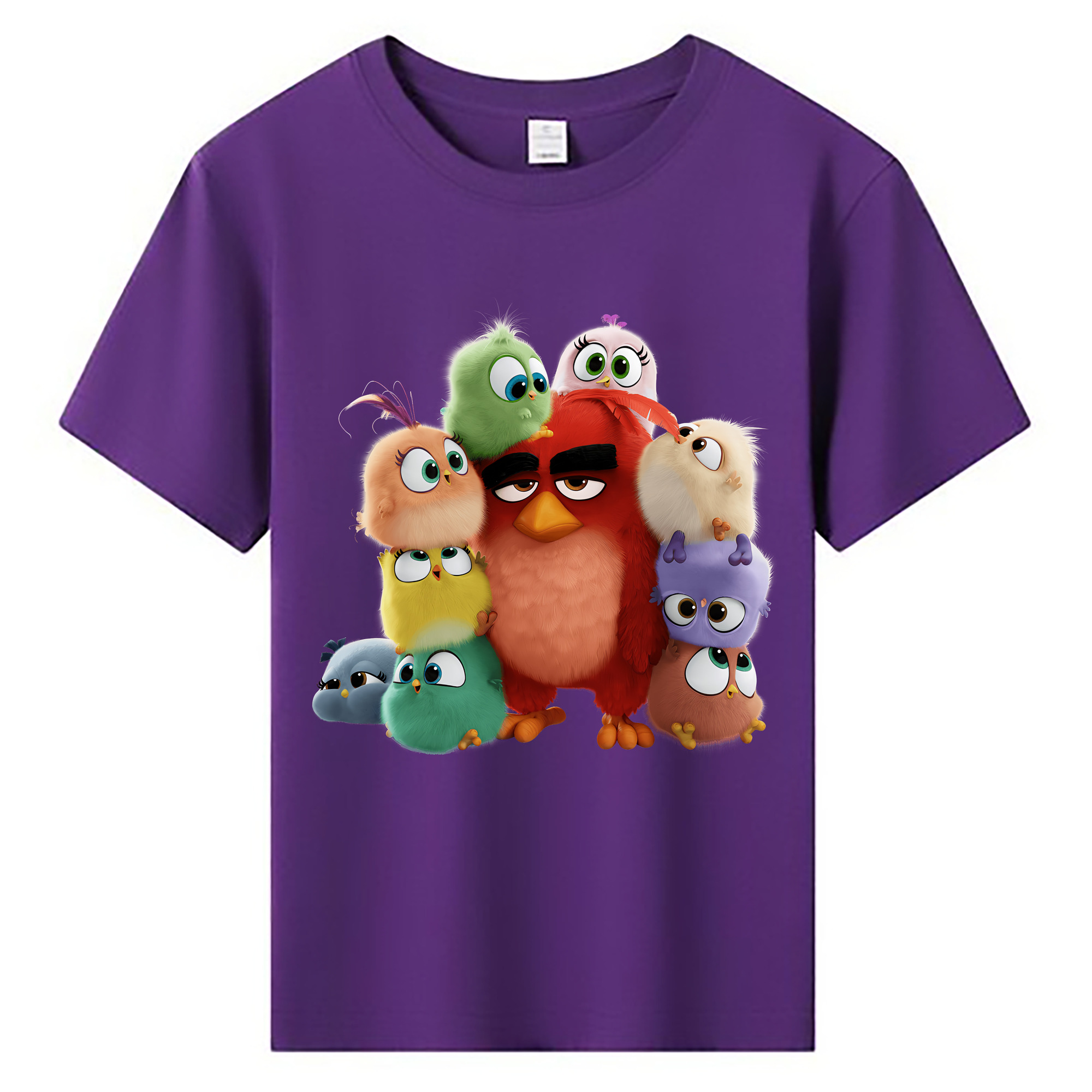 （画像用） Angry Birds アングリーバード 綿100％キッズTシャツ（フロントプリント）