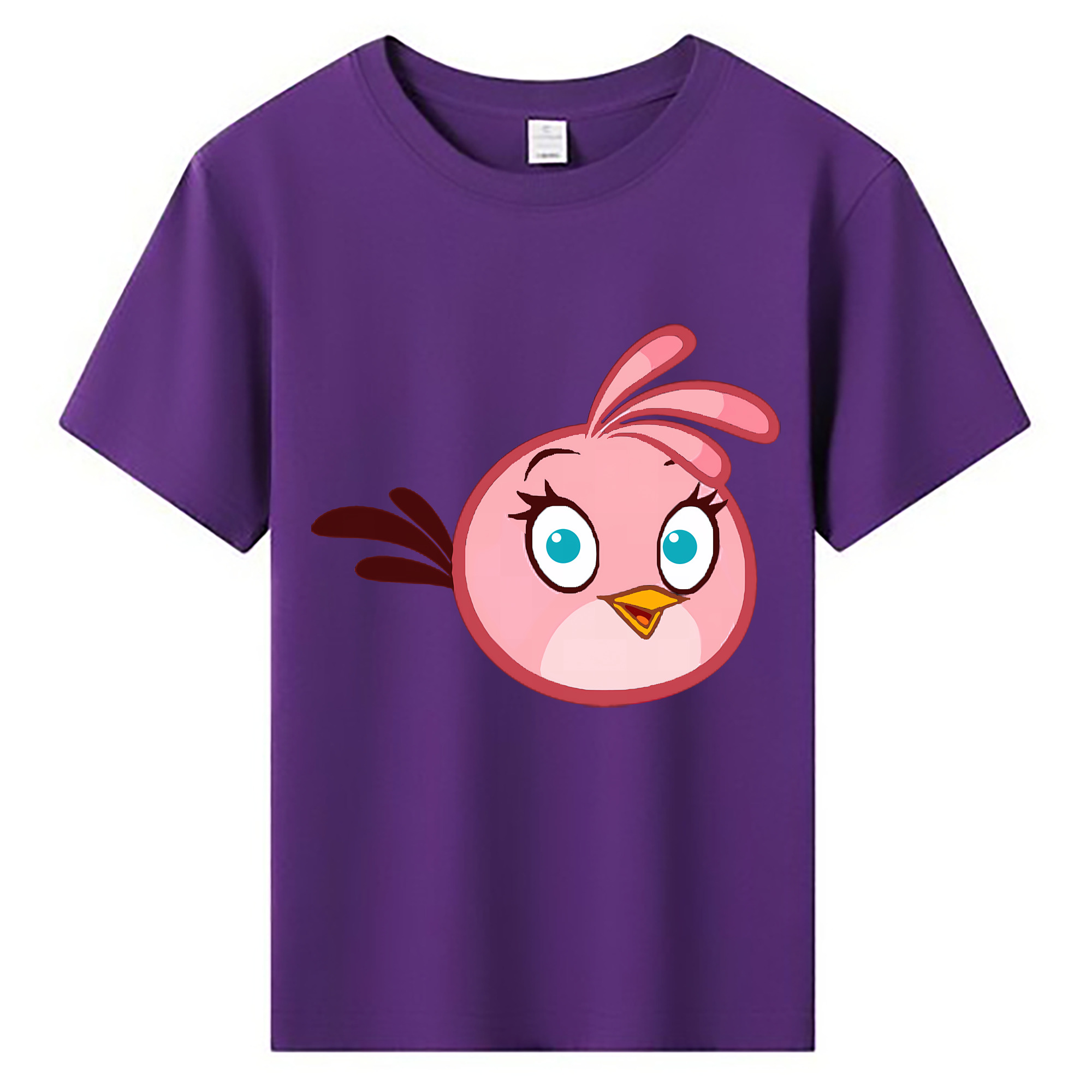 （画像用） Angry Birds アングリーバード 綿100％キッズTシャツ（フロントプリント）