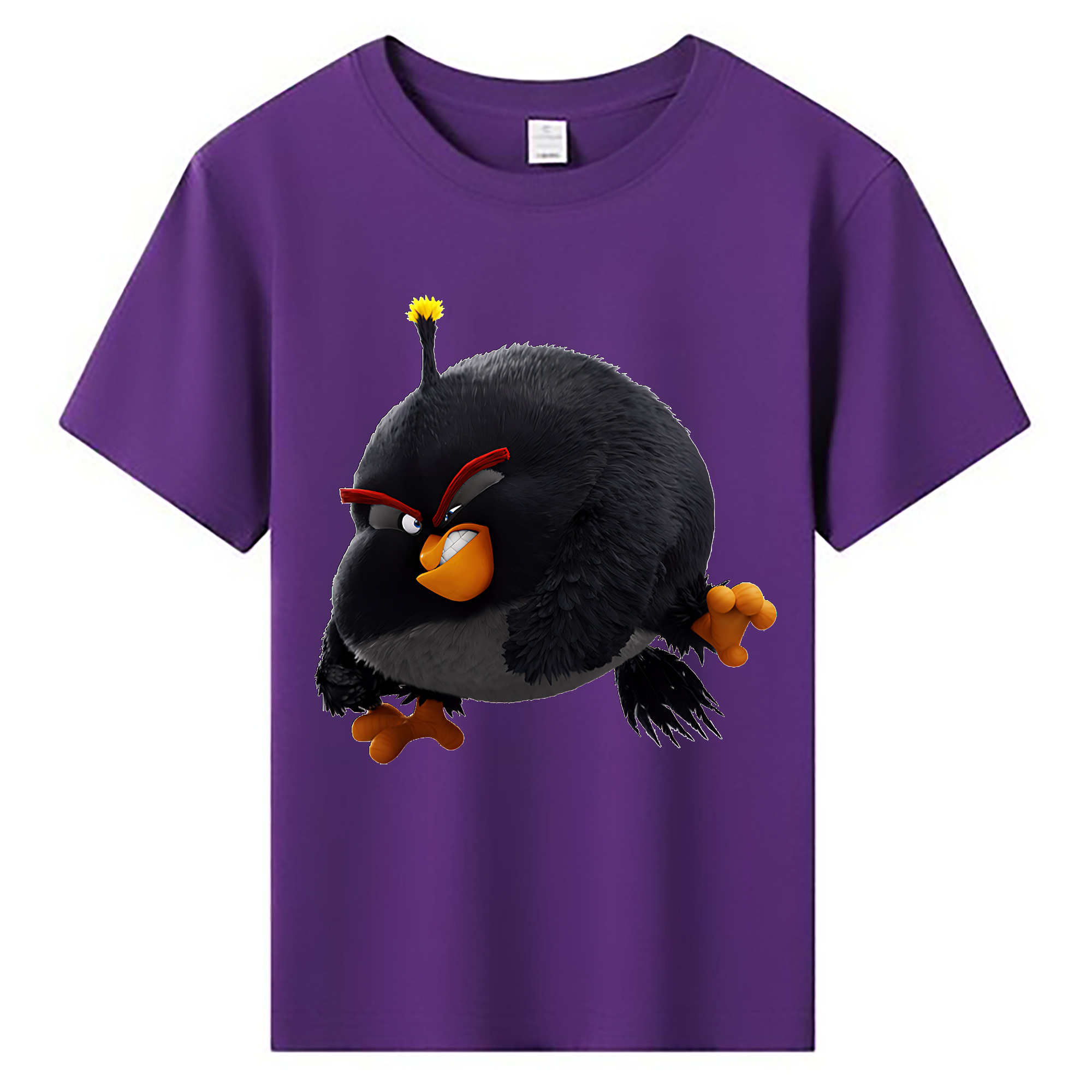 （画像用） Angry Birds アングリーバード 綿100％キッズTシャツ（フロントプリント）