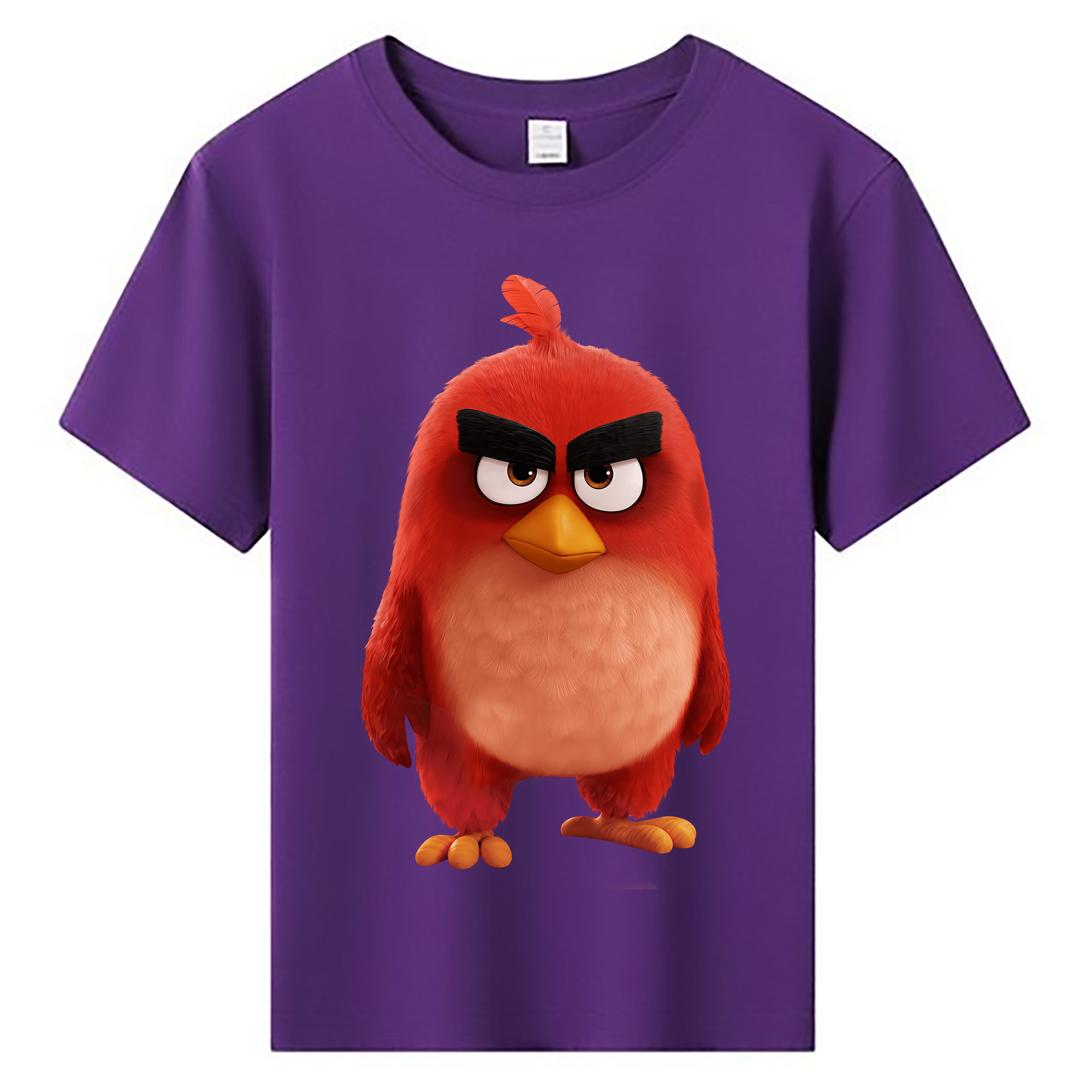 （画像用） Angry Birds アングリーバード 綿100％キッズTシャツ（フロントプリント）